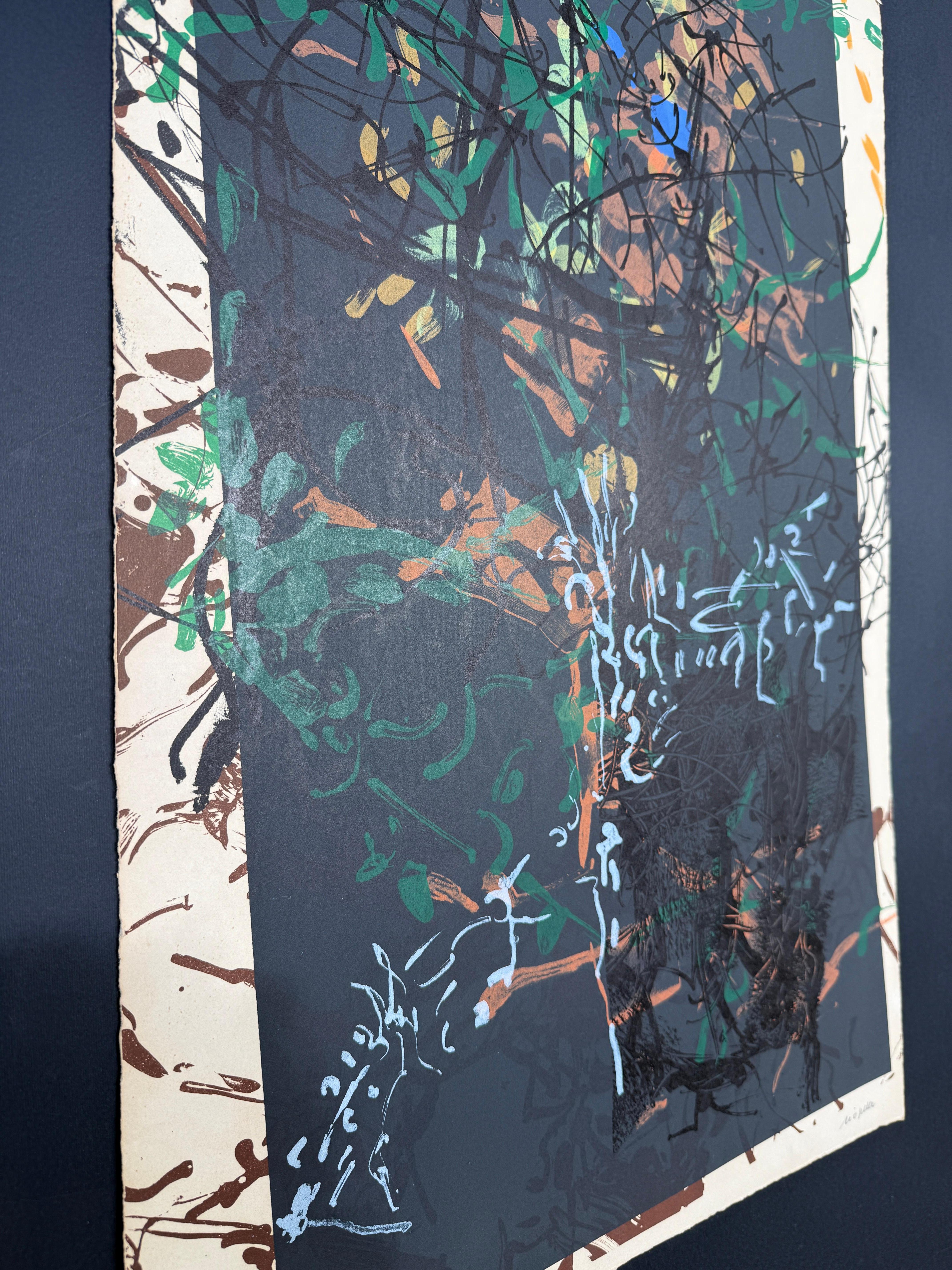 Jean Paul Riopelle (1923–2002) - Affiche avant la lettre - Color lithograph For Sale 2