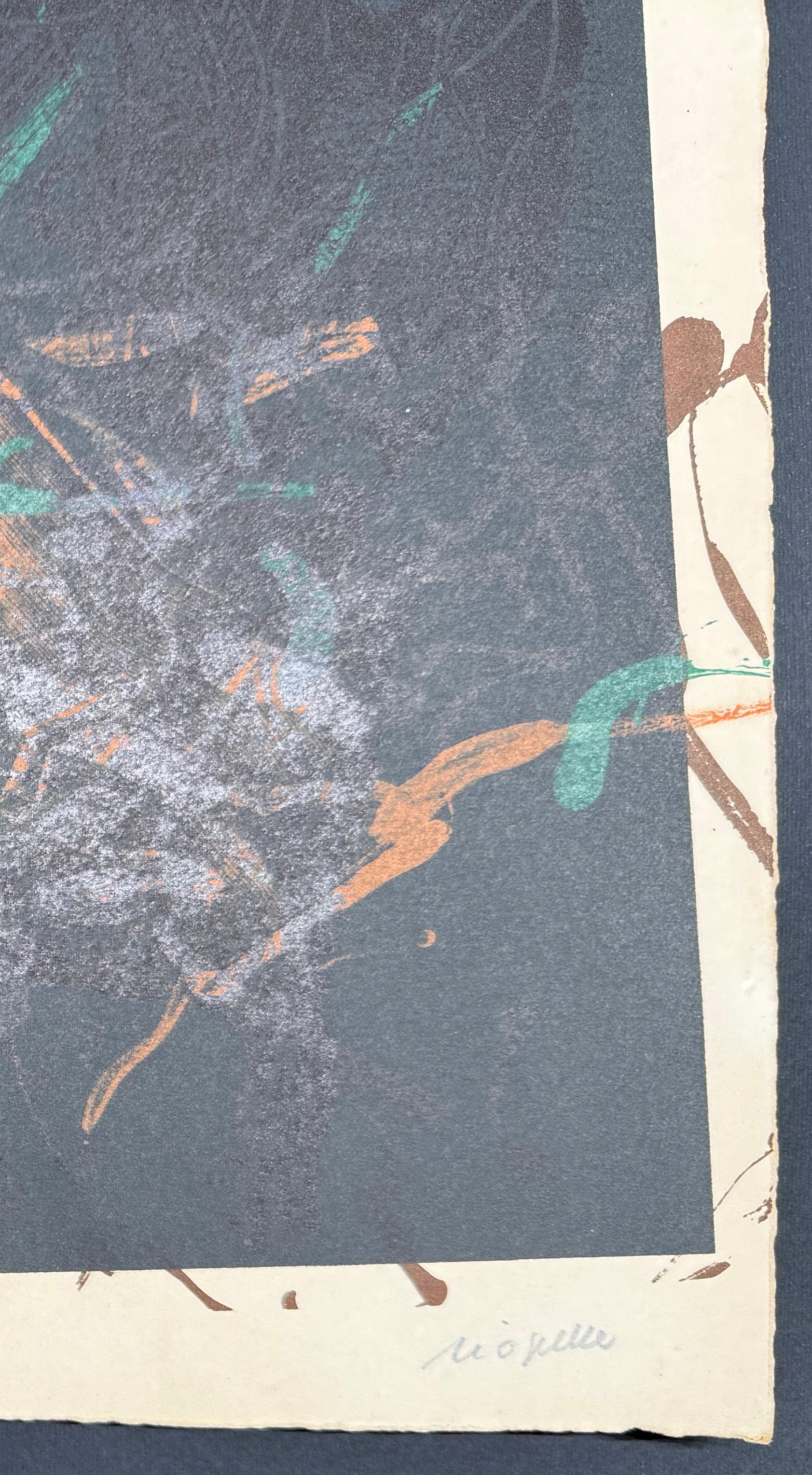 Jean Paul Riopelle (1923–2002) - Affiche avant la lettre - Color lithograph For Sale 4
