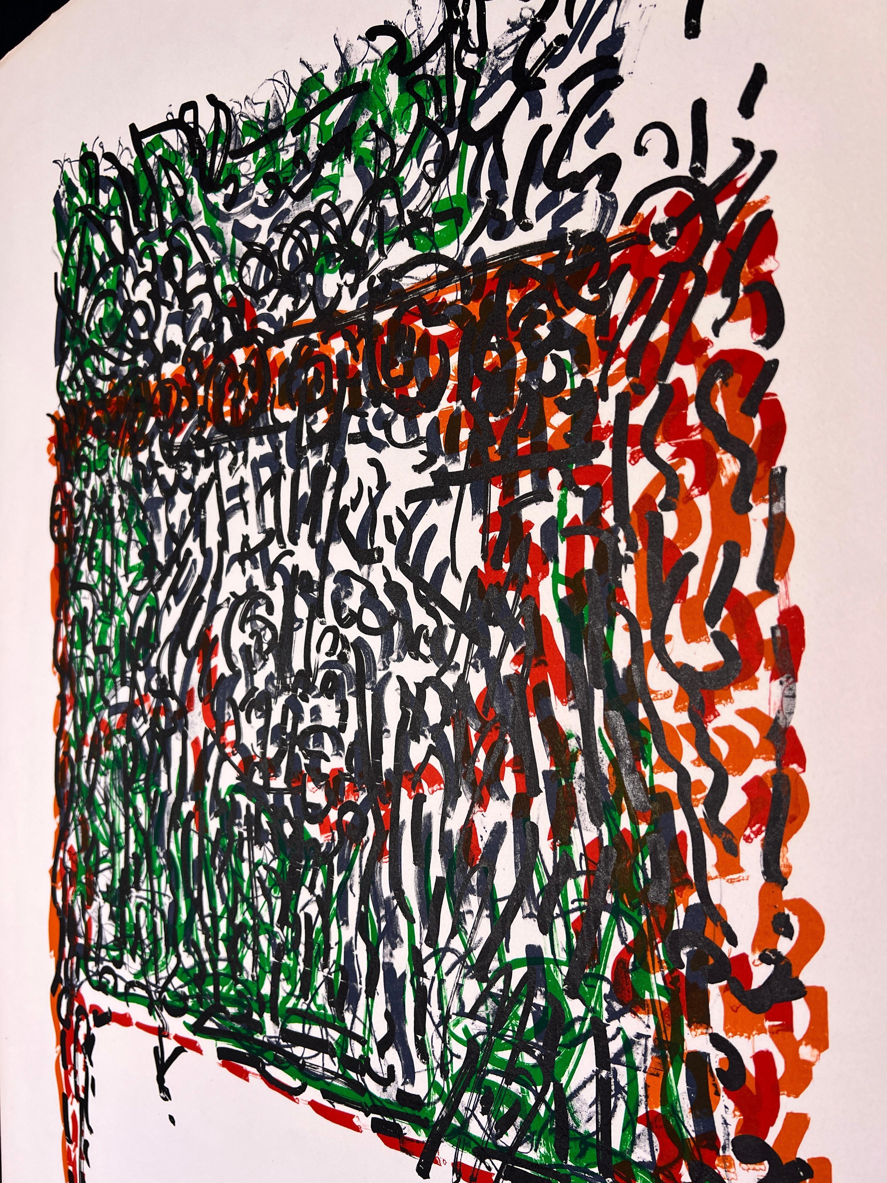 Jean Paul Riopelle (1923-2002) - Affiche avant la lettre no. F20 - lithographie en vente 2