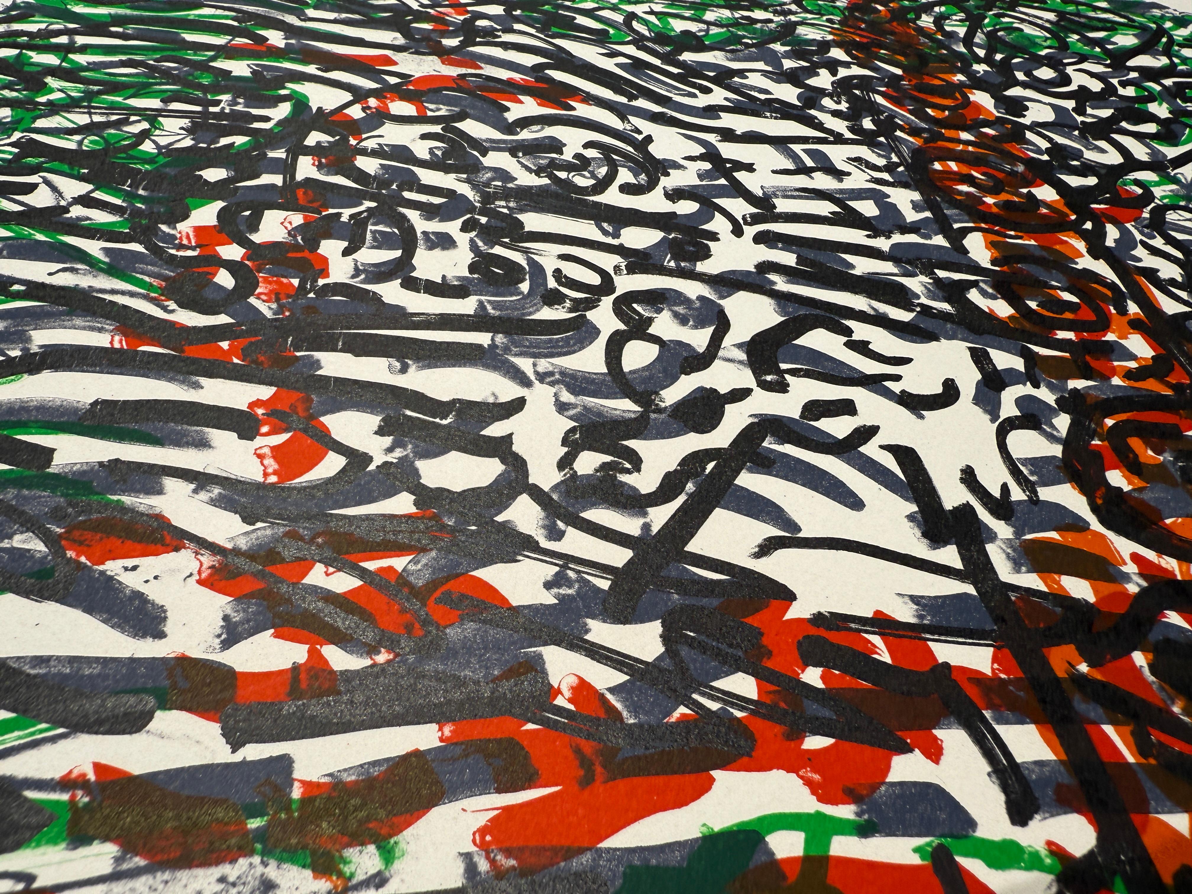 Jean Paul Riopelle (1923-2002) - Affiche avant la lettre no. F20 - lithographie en vente 3