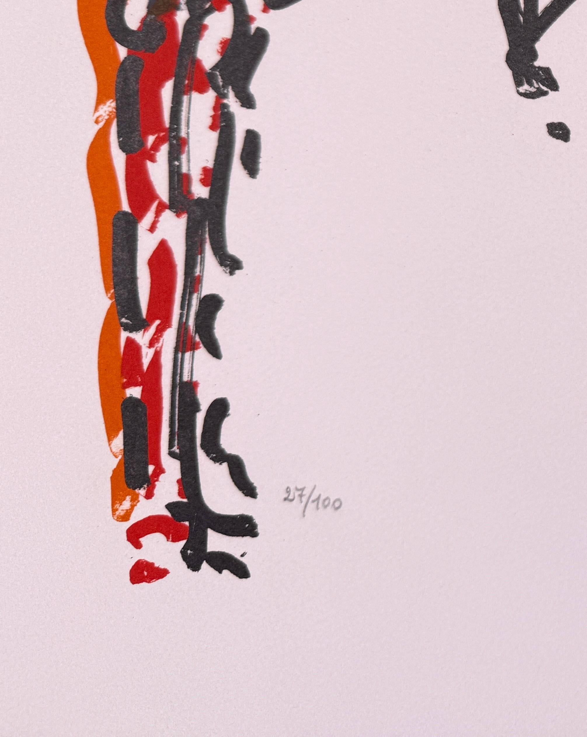 Jean Paul Riopelle (1923-2002) - Affiche avant la lettre no. F20 - lithographie en vente 4