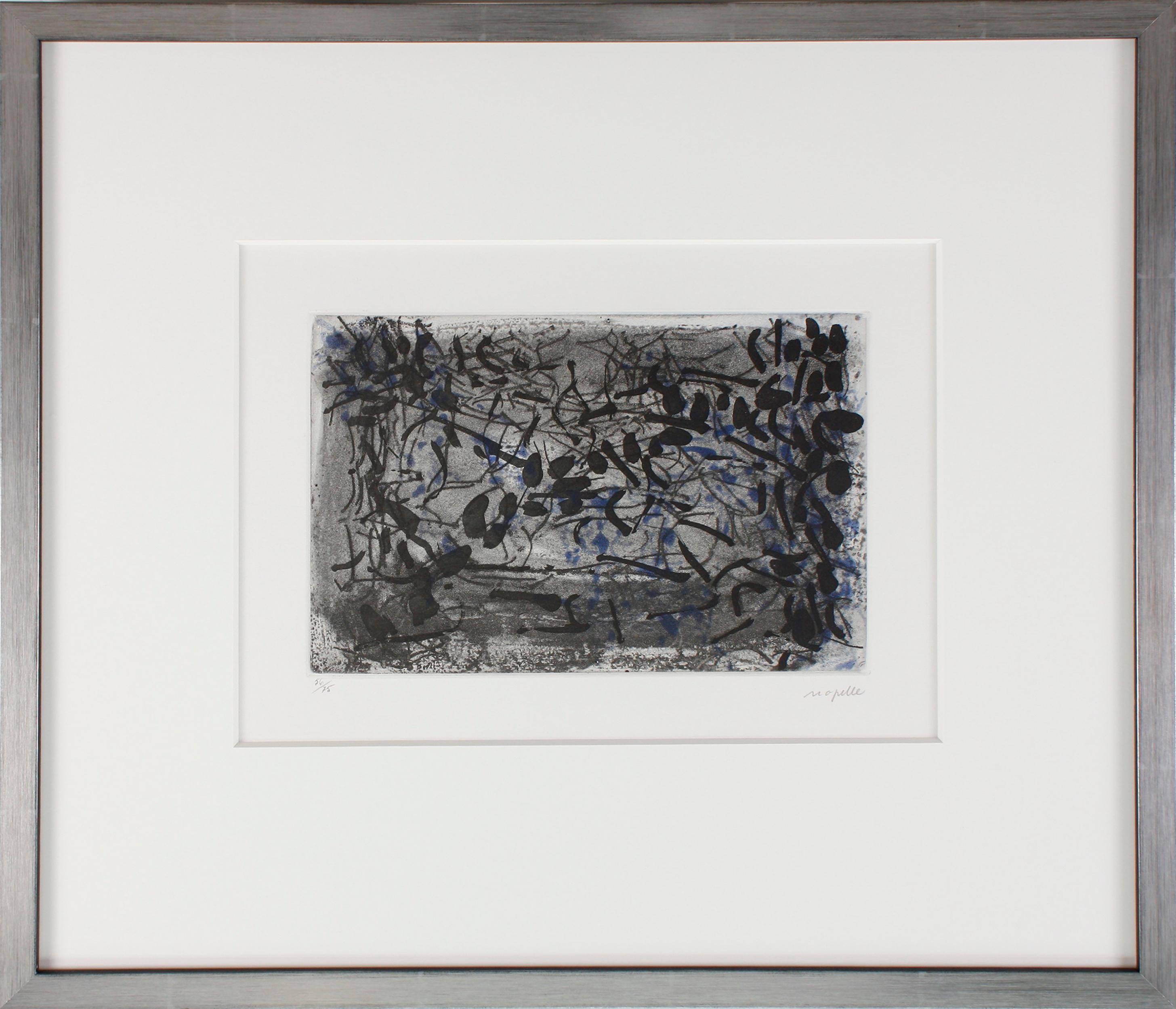 Jean Paul Riopelle Abstract Print - Trois heures du matin