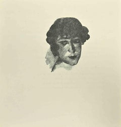 Portrait - Woodcut after Jean Paul Sauget - 1921
