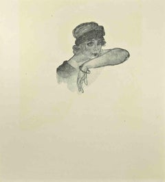 Woman - Woodcut after Jean Paul Sauget - 1921
