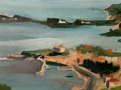 1940ER SIGNIERTES FRANZÖSISCHES IMPRESSIONISTISCHES ÖL - BEAULIEU SUR MER & ST JEAN CAP FERRAT