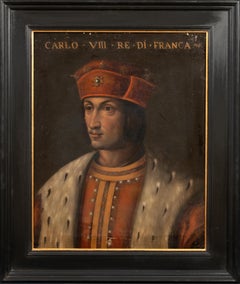 Portrait King Charles Of France (1470-1498), 17th Century