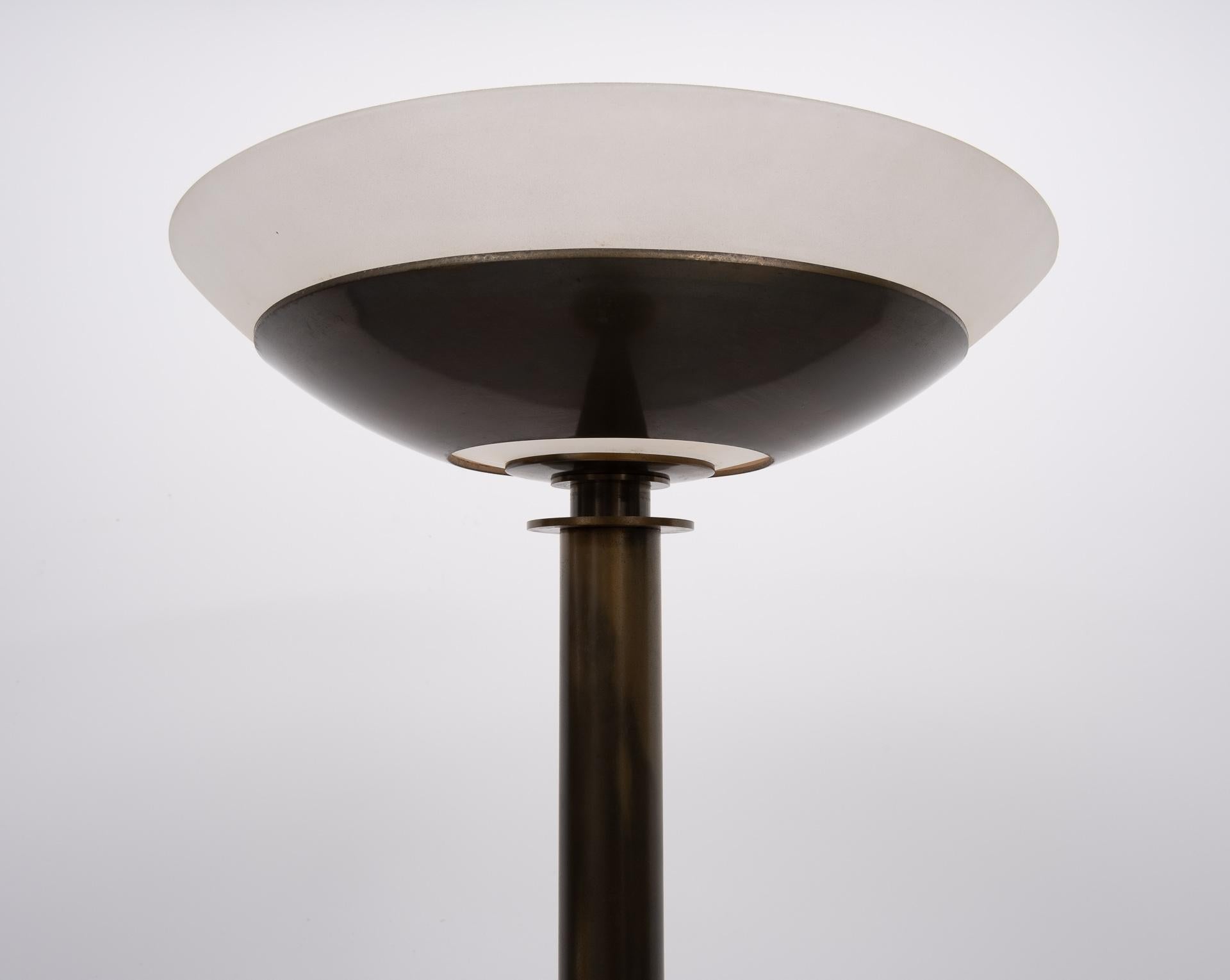 Bronze Jean Perzel Art Deco Floor Lamp
