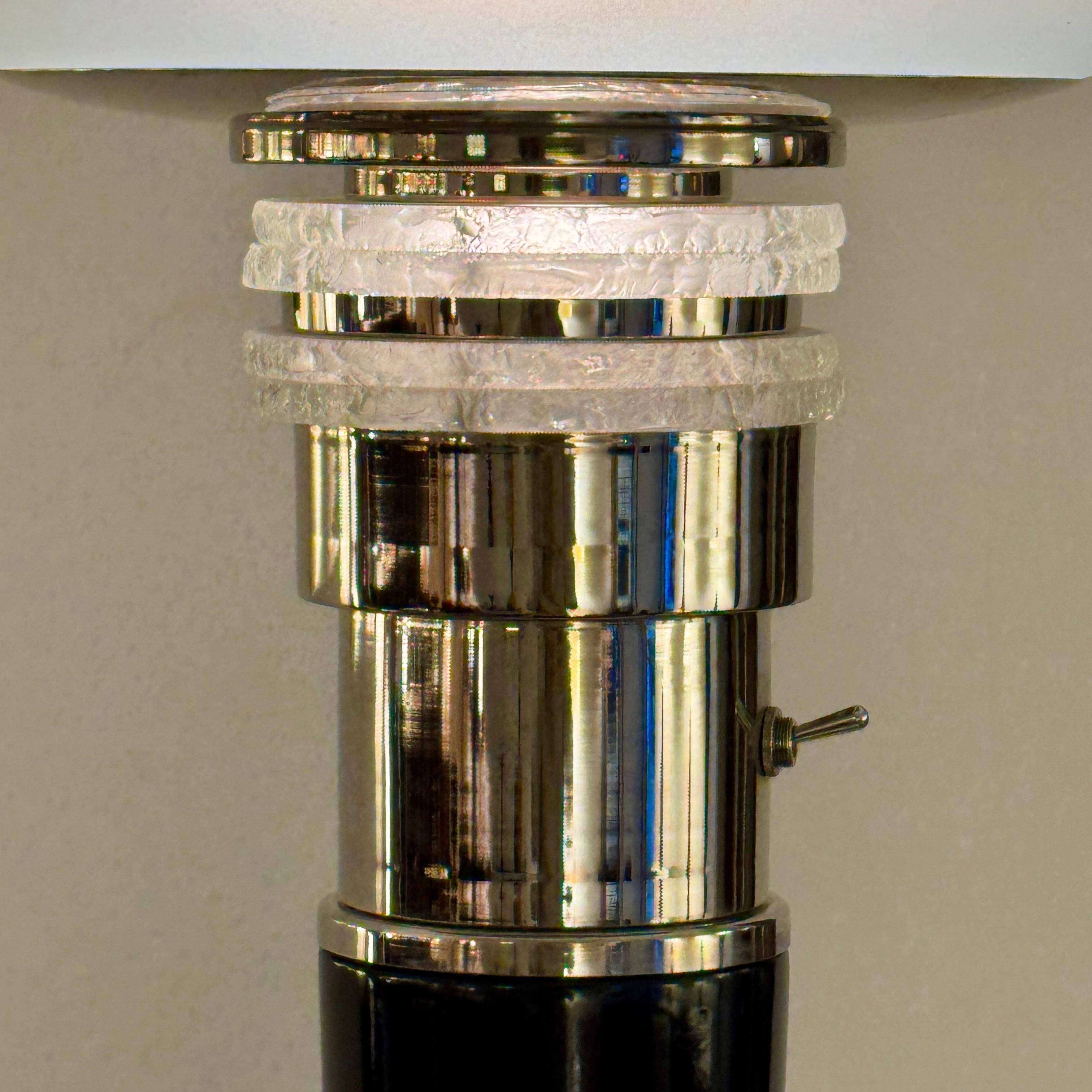 Jean Perzel Lámpara de pie Art Decó Torchere Francia circa 1930 Francés en venta