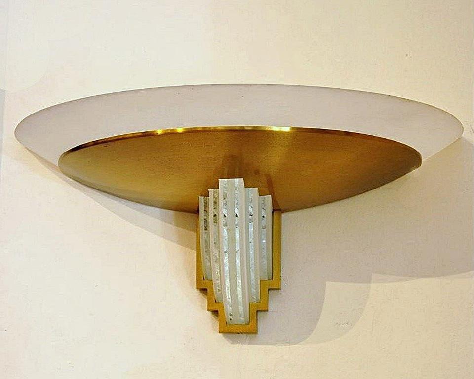 Jean Perzel, pareja de apliques art déco n.º 542 bis Art Decó en venta