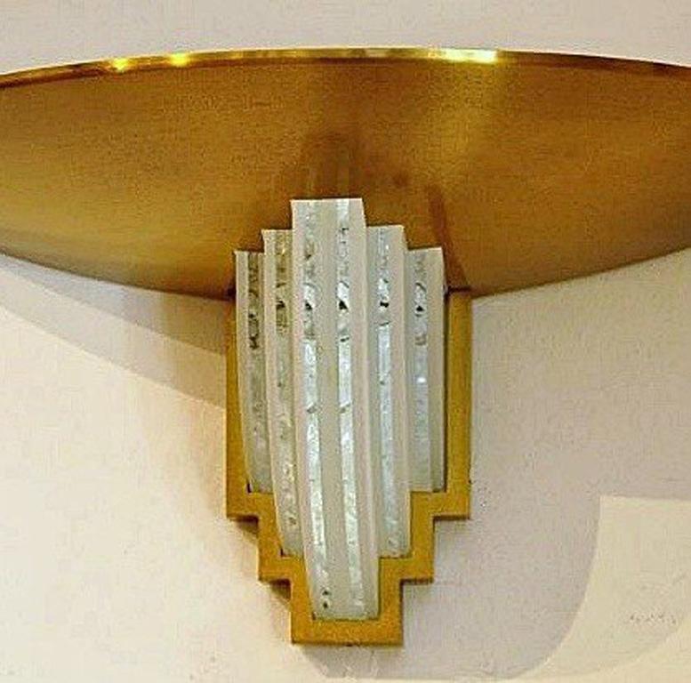 Jean Perzel, pareja de apliques art déco n.º 542 bis en Bueno estado para la venta en Mouscron, WHT