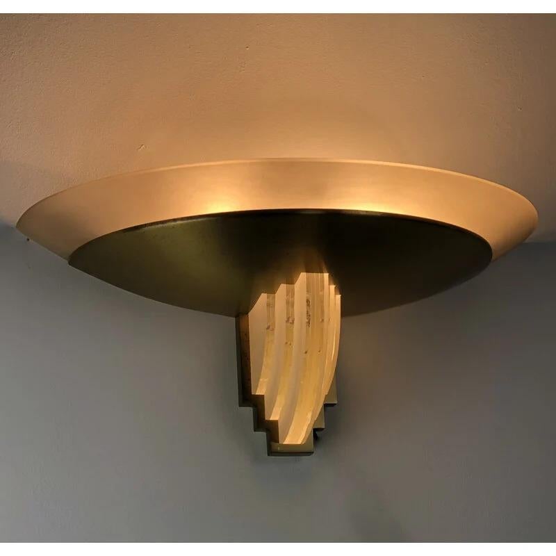 Jean Perzel, pareja de apliques art déco n.º 542 bis Metal en venta