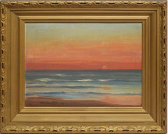 1918 American Landscape, Sunset Beach View by Jean Pfister