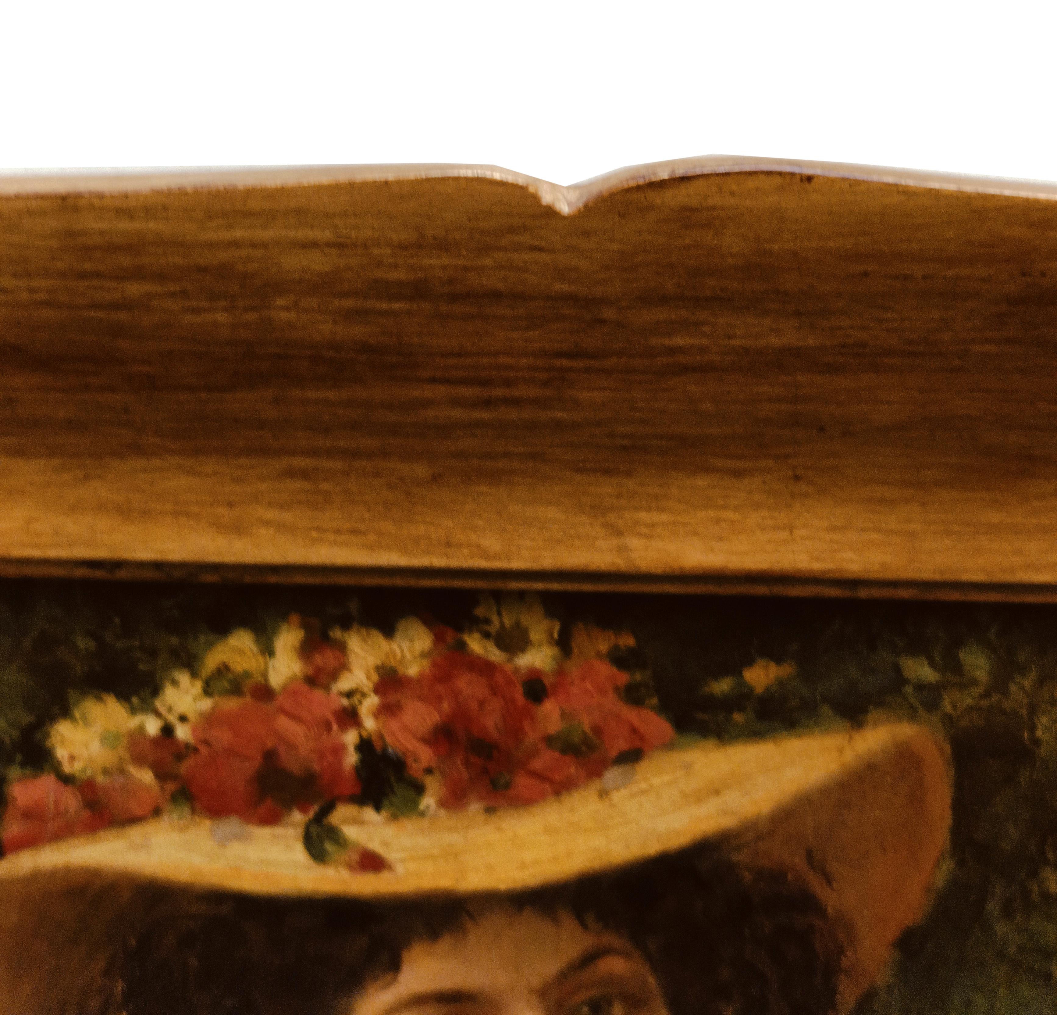 RETRATO DE PRIMAVERA- Impresionista de la Escuela Francesa - Pintura Italiana al Óleo sobre Lienzo en venta 5