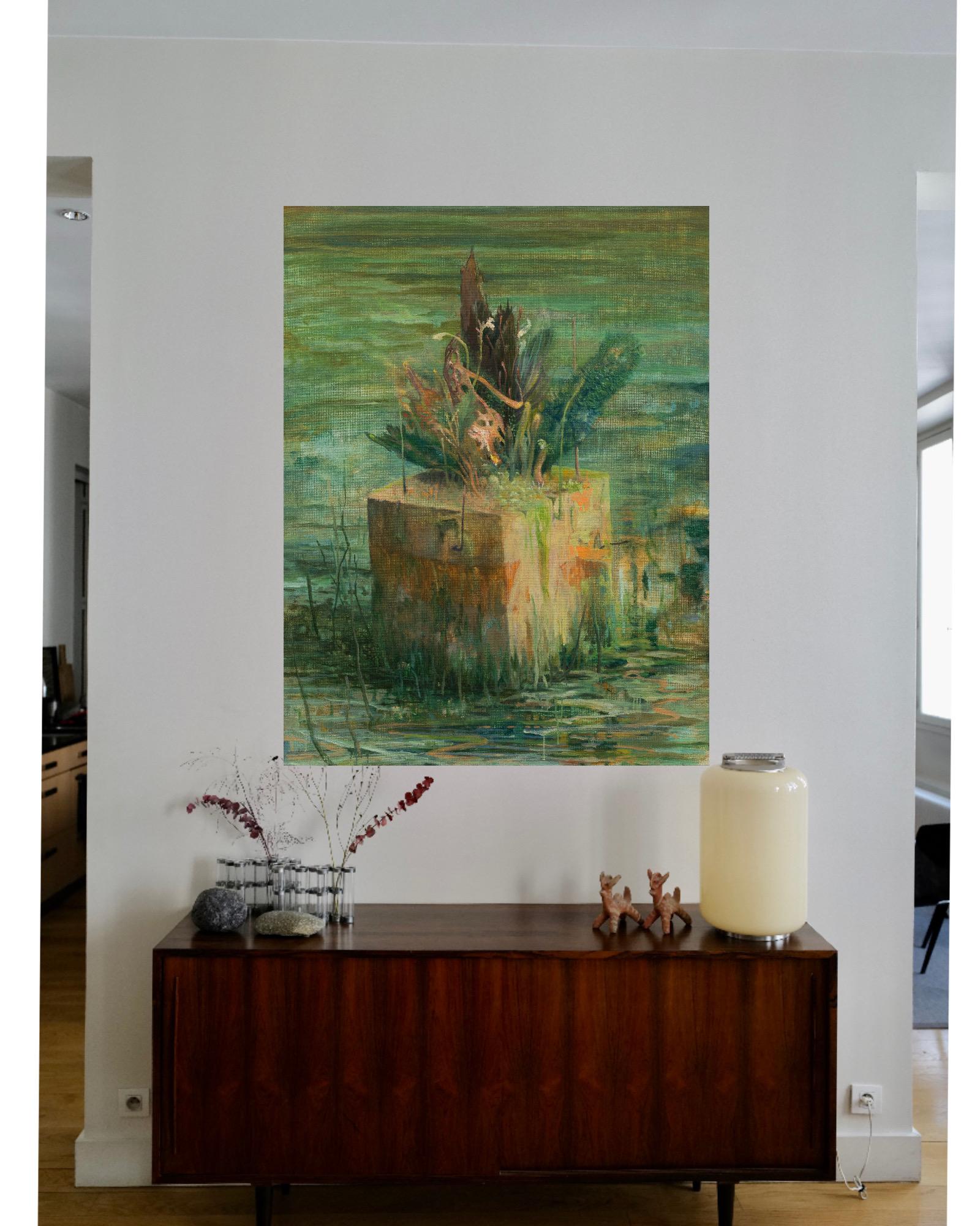 BLOC - Painting by Jean-Philippe Brunaud