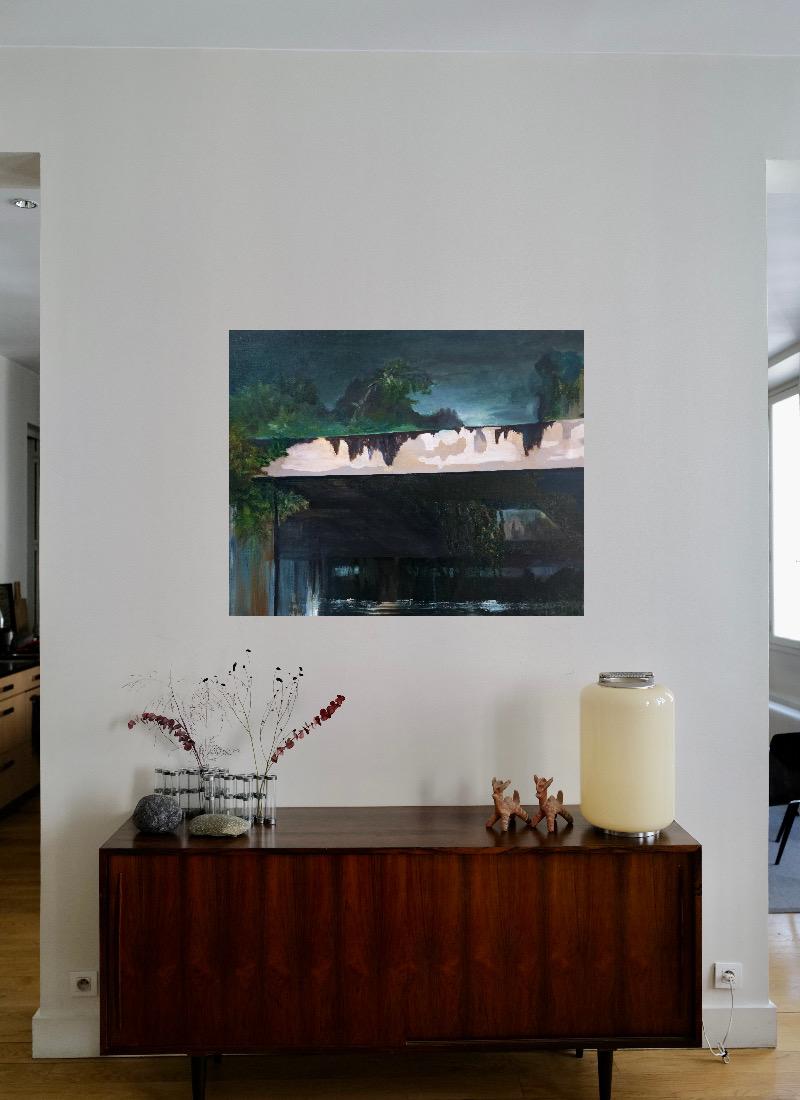 Entre Chien et Loup (Impressionismus), Painting, von Jean-Philippe Brunaud