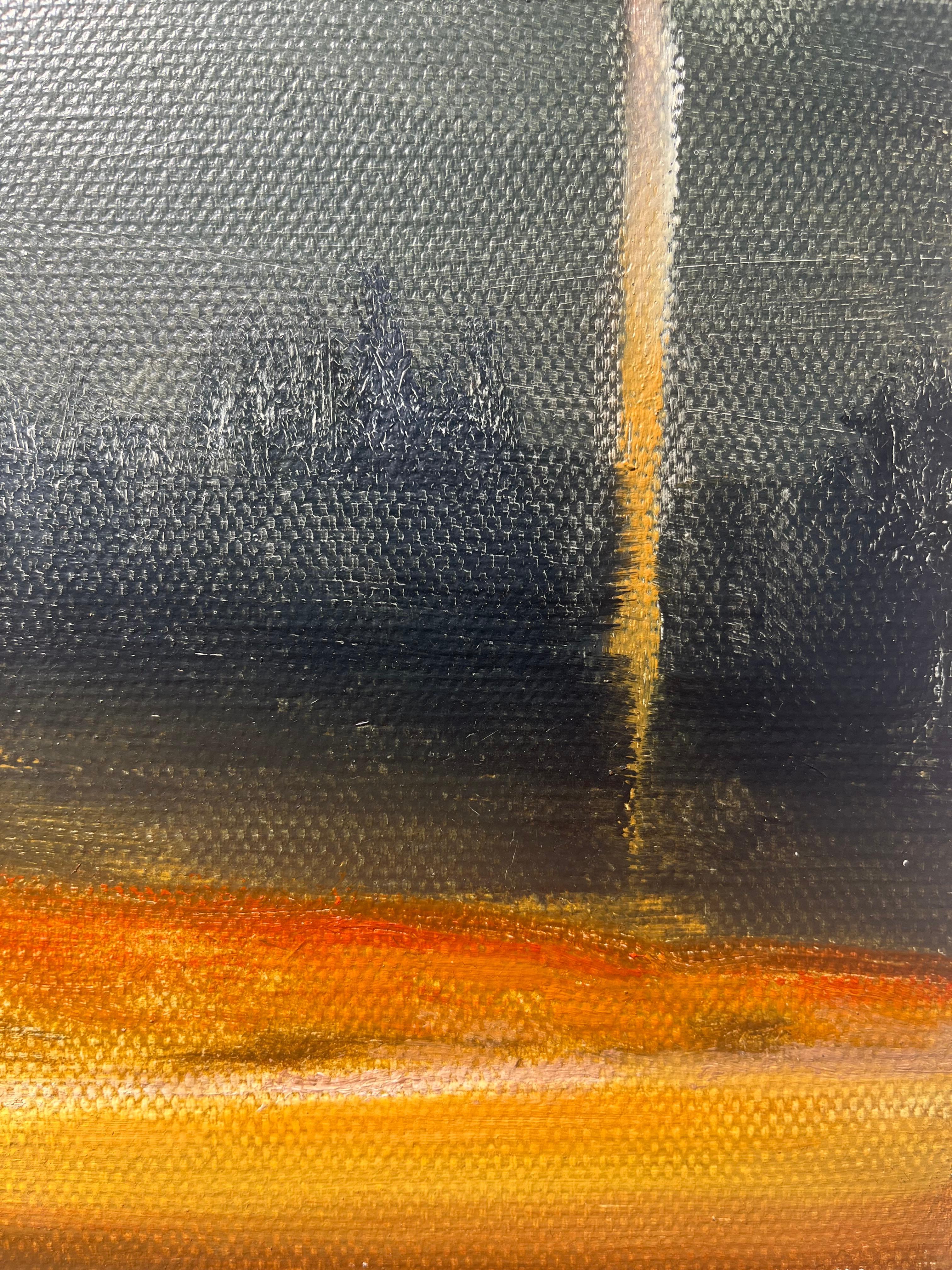 Nuit - Painting Contemporaneo di Jean-Philippe Brunaud