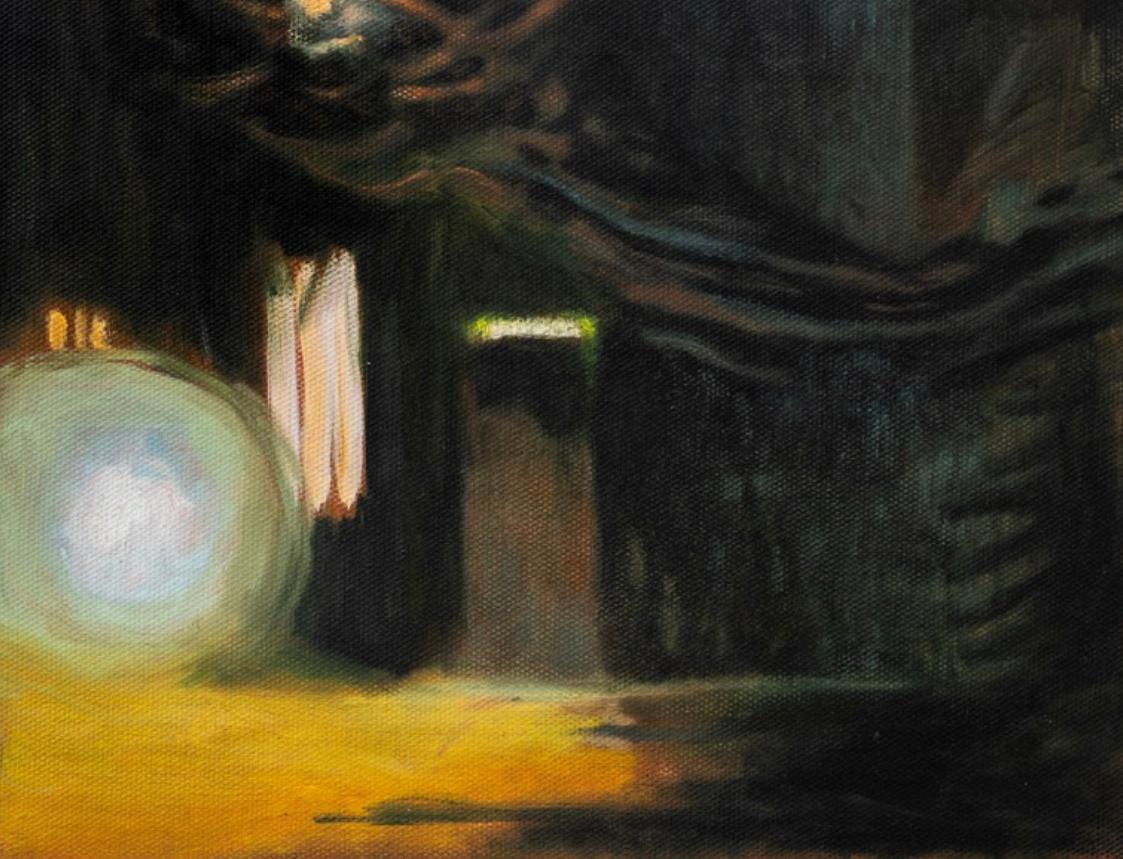 Jean-Philippe Brunaud Figurative Painting – Zuflucht