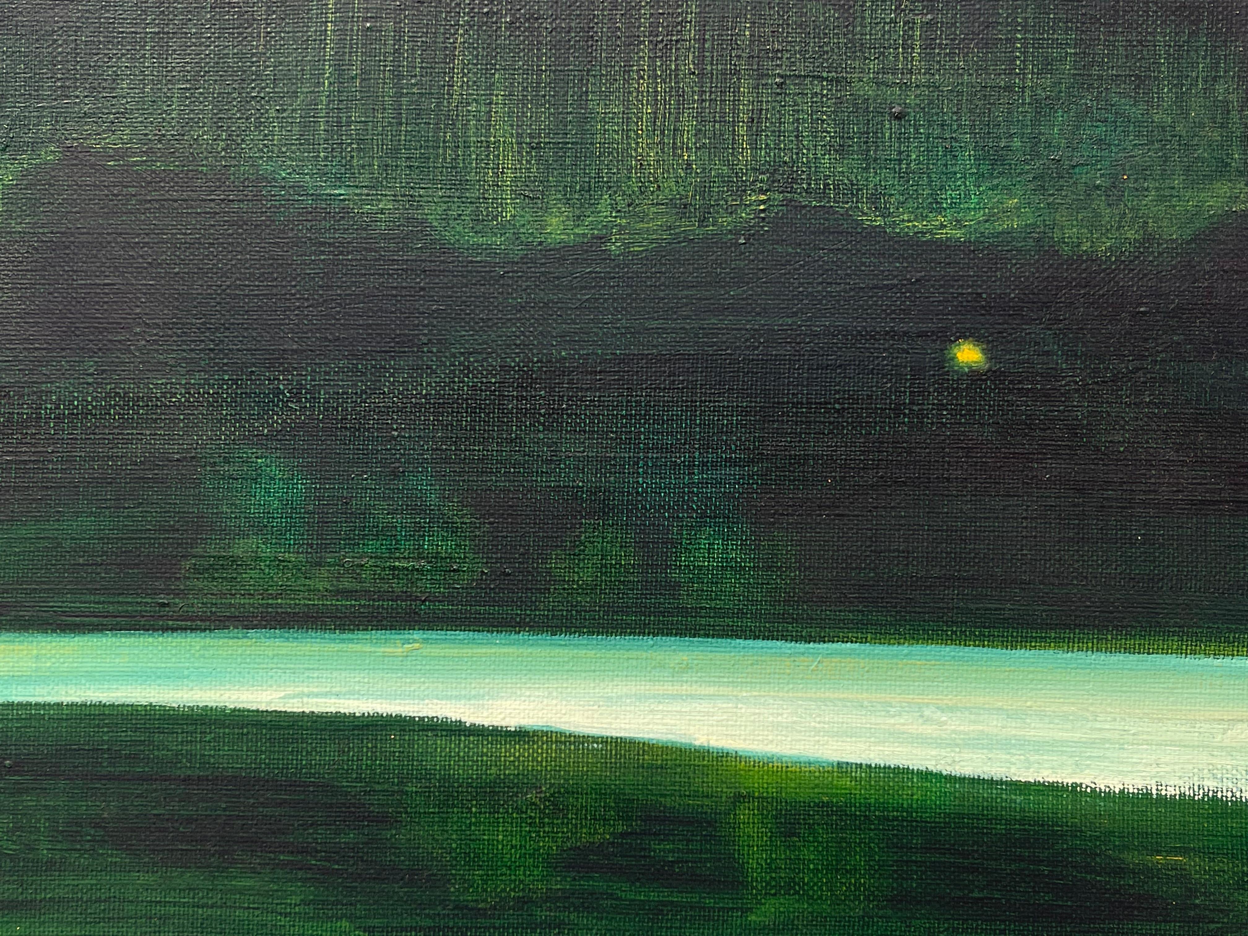 Allein in der Welt – Painting von Jean-Philippe Brunaud