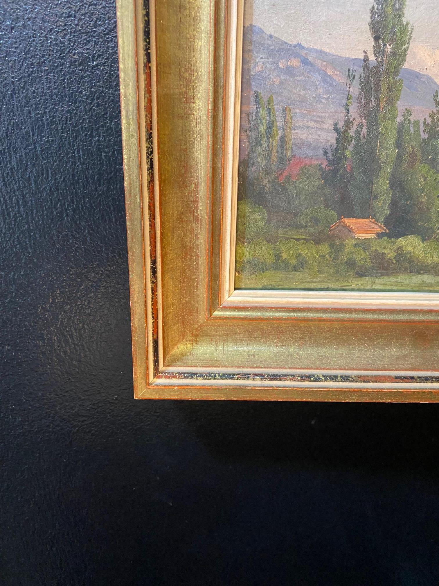 Olio su cartone venduto con cornice
Dimensioni totali con cornice 24x39 cm

Jean-Philippe George-Julliard è un artista nato in Svizzera nel 1818 e morto nel 1888. Le sue opere sono state vendute all'asta pubblica 440 volte, principalmente nella
