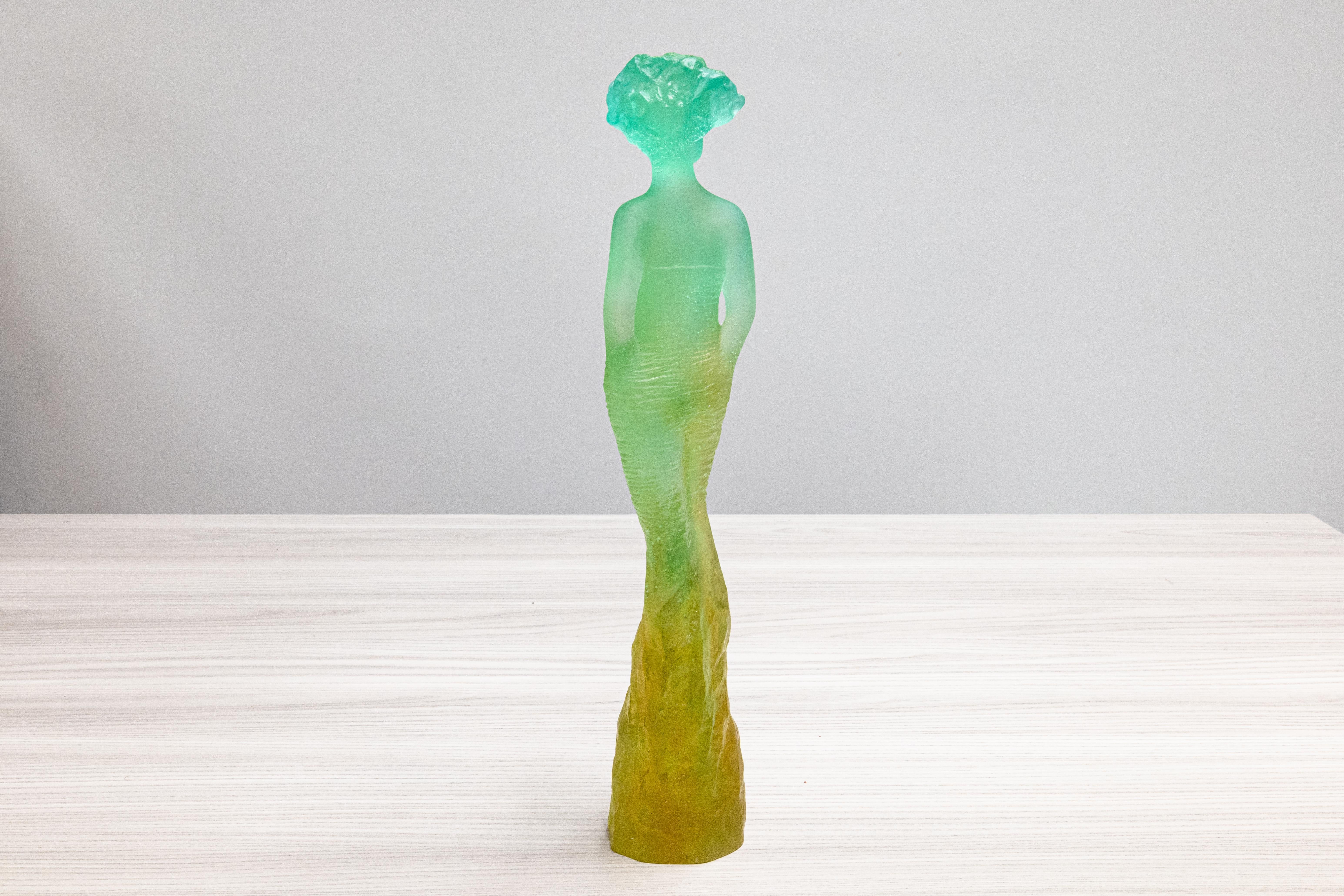 French Jean-Philippe Richard for Daum Eléonore Signed Contemporary Pâte de Verre For Sale