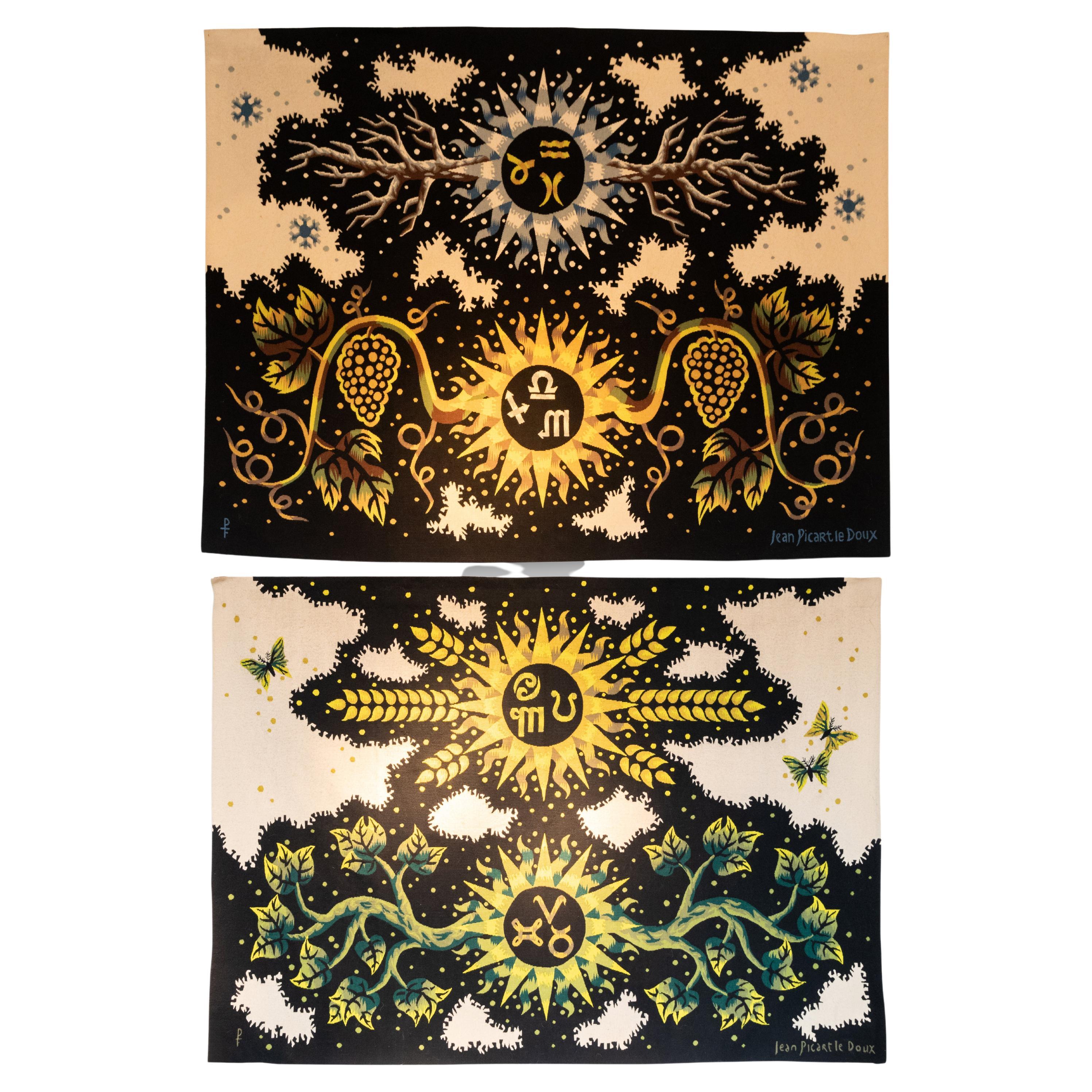 « Les 4 saisons », rare ensemble de tapisseries de Jean Picart Le Doux (1902-1982)