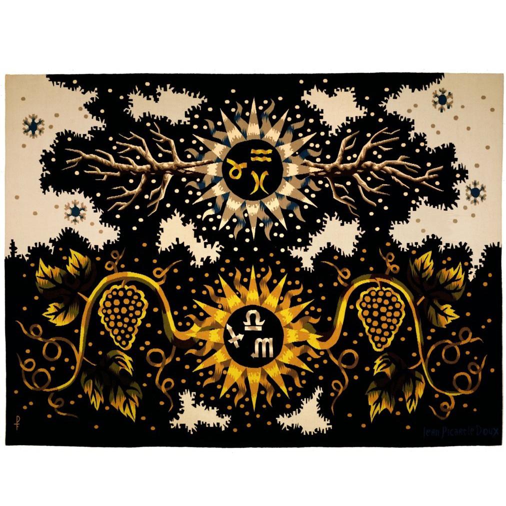 Jean Picart Le Doux  Mid-Century Aubusson Tapestry For Sale