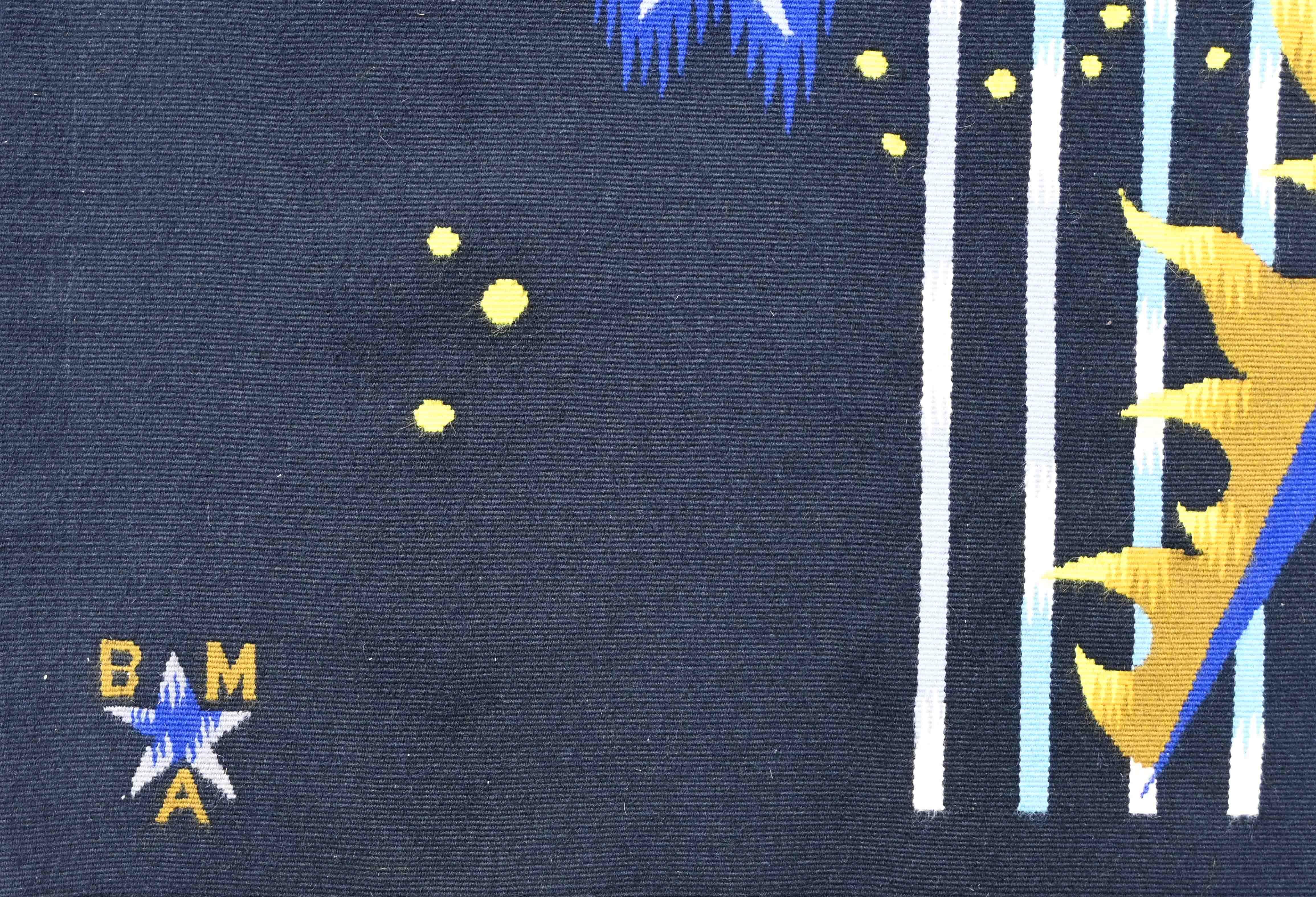 Jean Picart Le Doux „nocturne“ - Französischer Aubusson-Wandteppich - Nr. 1428 (Handgewebt) im Angebot