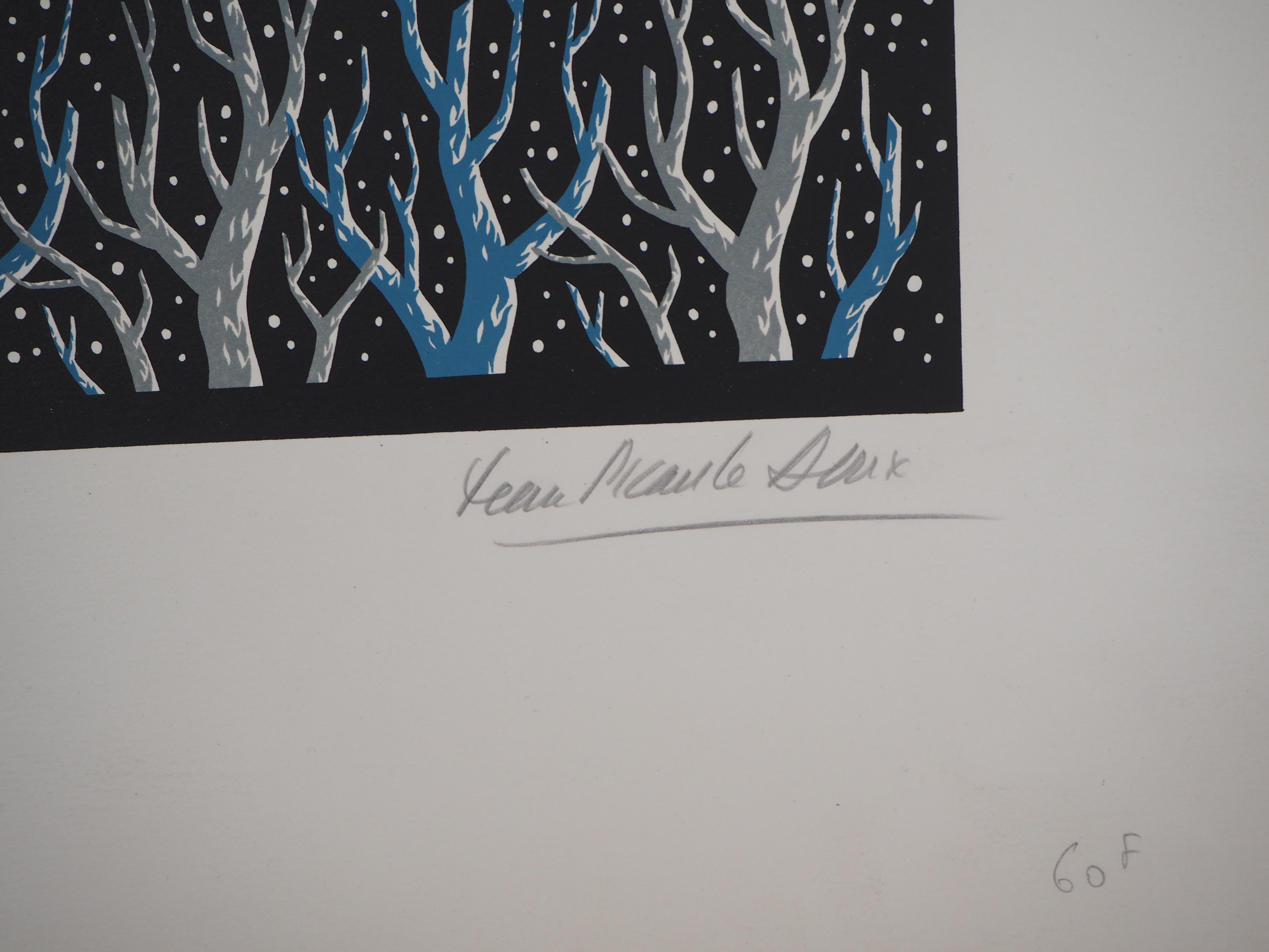 Frost Curtain- Original handsigned lithograph/ 150 For Sale 2