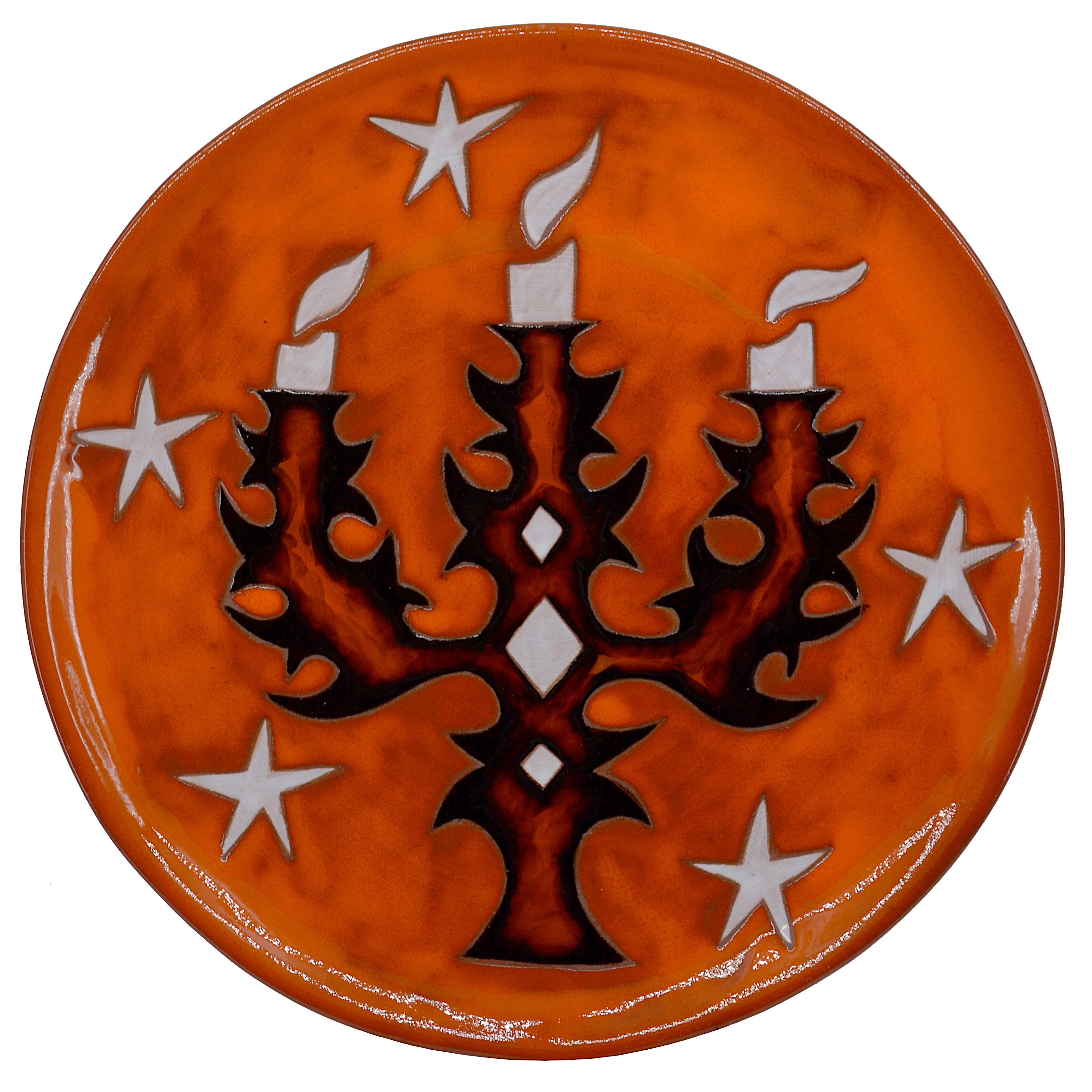 Jean Picart Le Doux, bol en céramique murale, 12/100, années 1950 Excellent état - En vente à Saint-Amans-des-Cots, FR