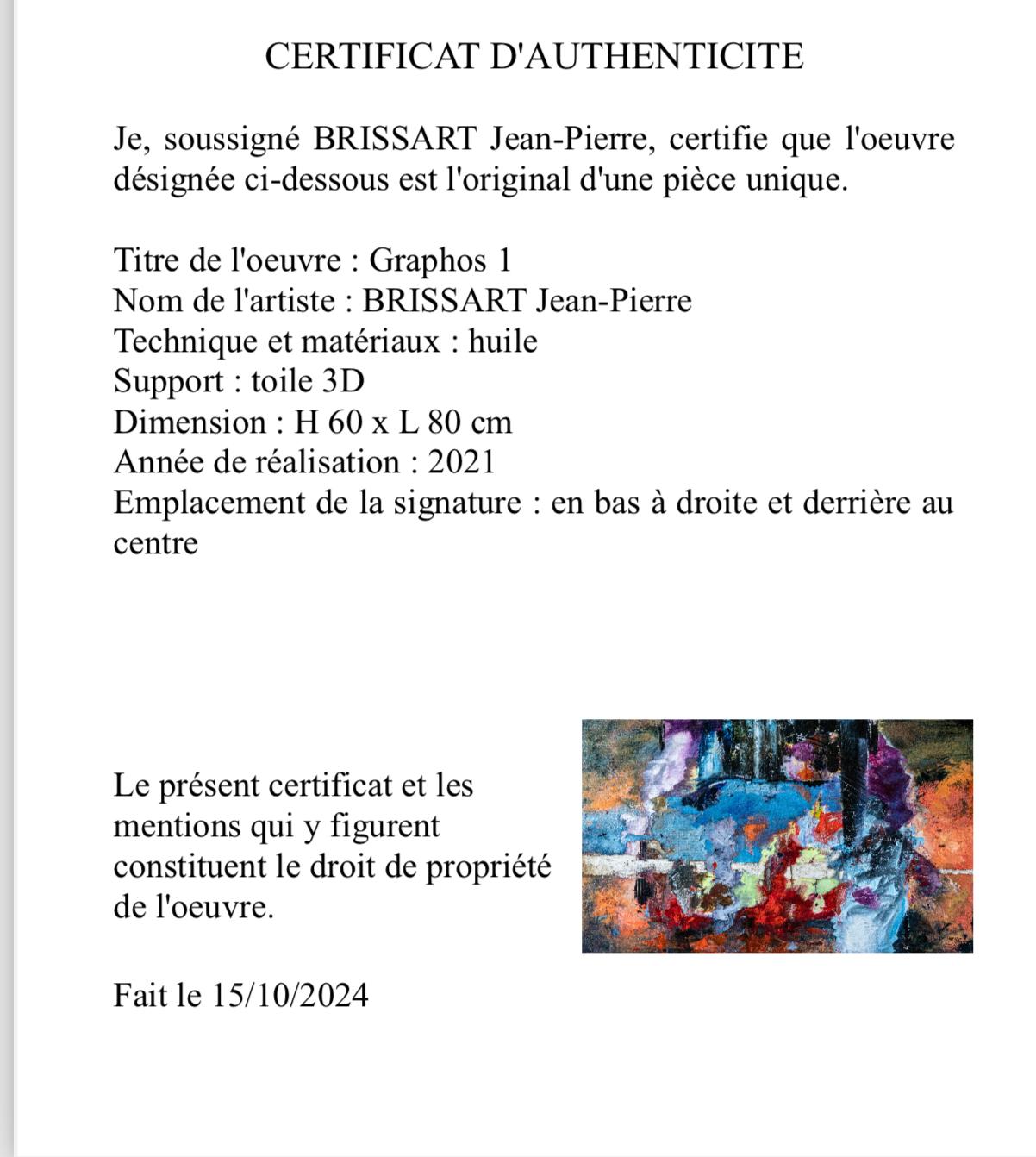 Jean-Pierre Brissart (Leinwand) im Angebot