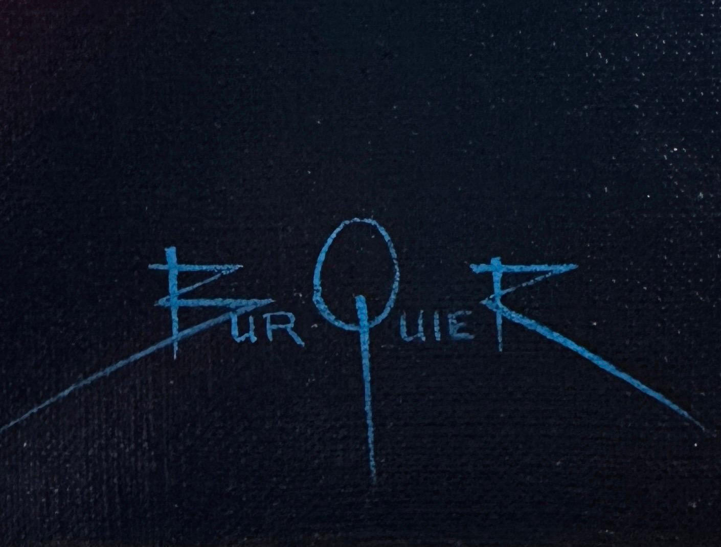 Kindheitserinnerungen von Jean-Pierre BURQUIER – Öl auf Leinwand – 129x80 cm im Angebot 1