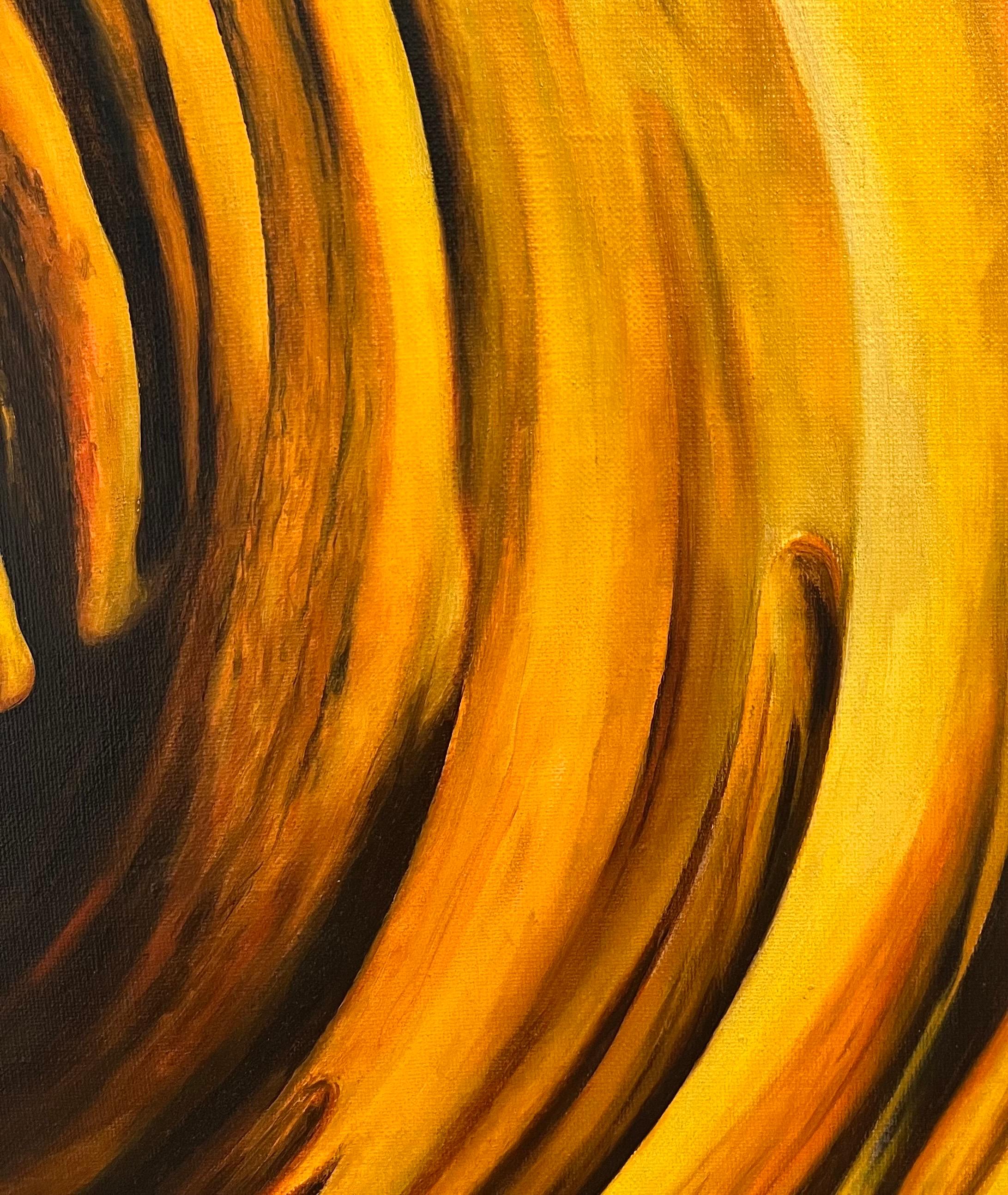 Maelstrom Space von Jean-Pierre BURQUIER - Öl auf Leinwand - 92x60 cm im Angebot 5