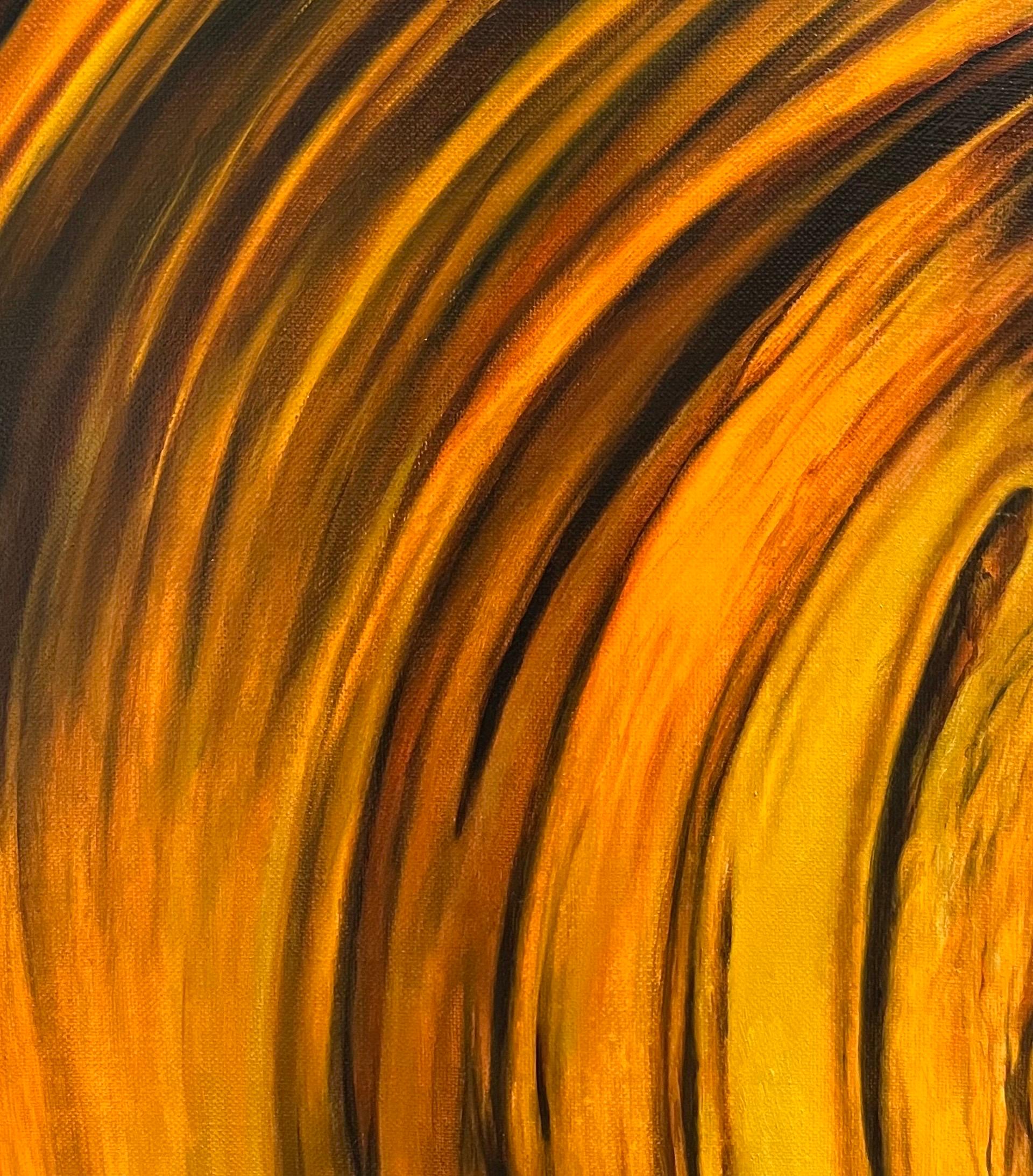 Maelstrom Space von Jean-Pierre BURQUIER - Öl auf Leinwand - 92x60 cm im Angebot 7
