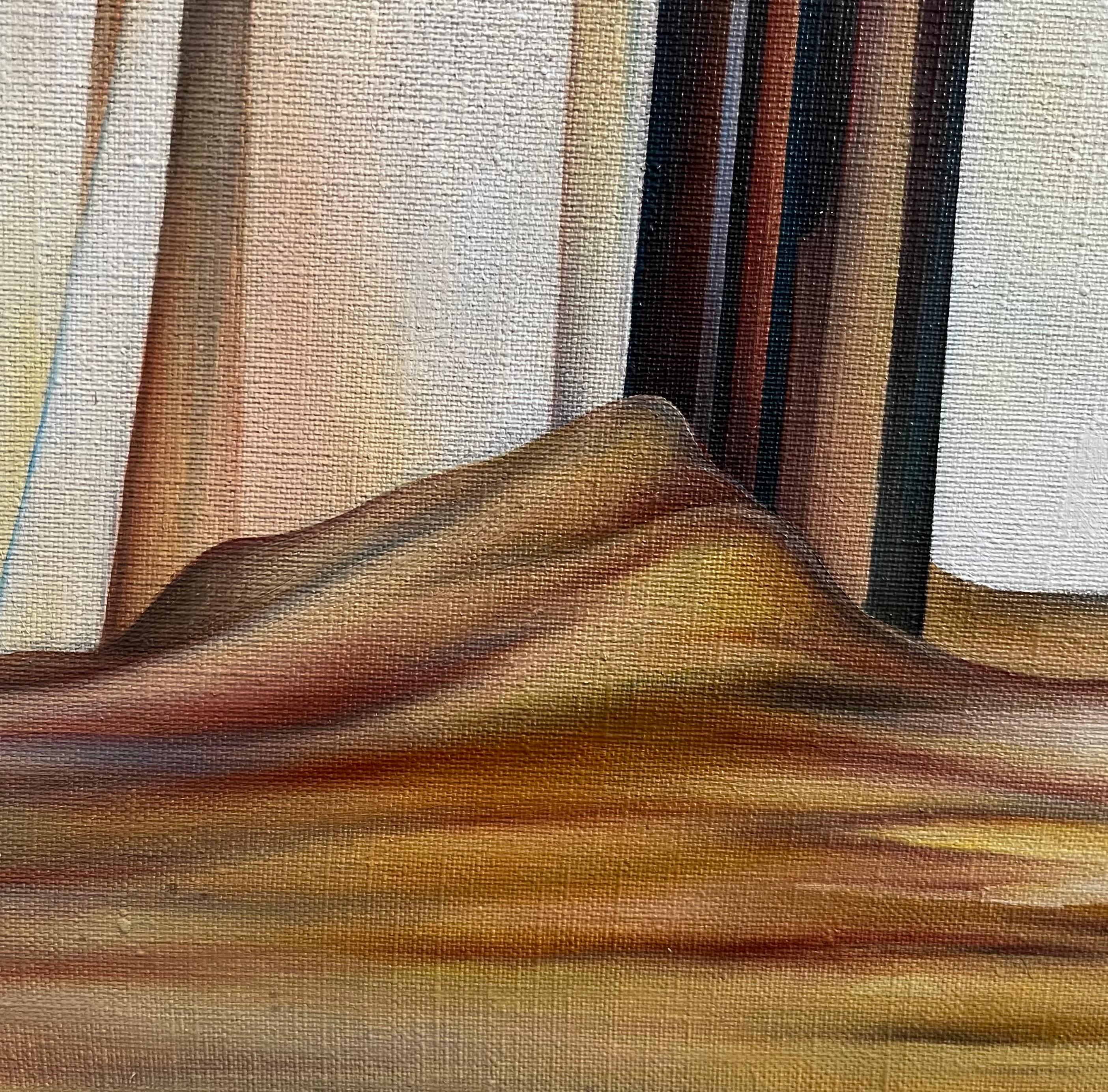 The Tower of Babel von Jean-Pierre BURQUIER - Öl auf Leinwand - 81x65 cm im Angebot 8