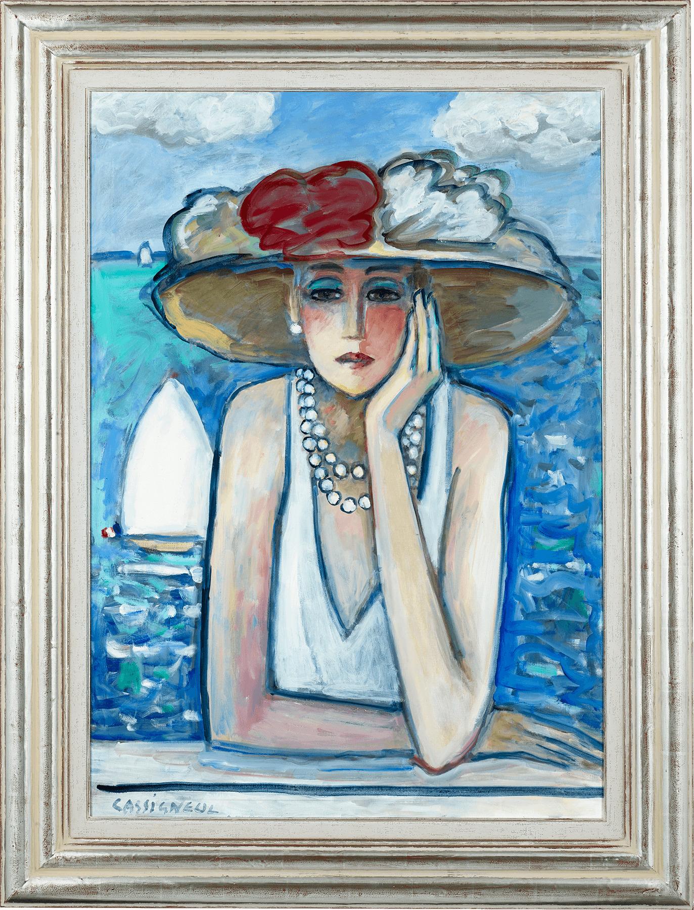 Fin de Journée (End of the Day) - Painting by Jean-Pierre Cassigneul
