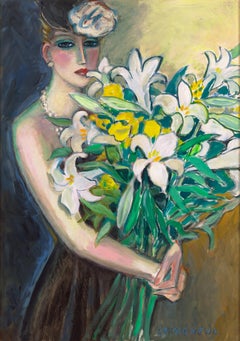 « Le bouquet dans les bras » de Jean-Pierre Cassigneul