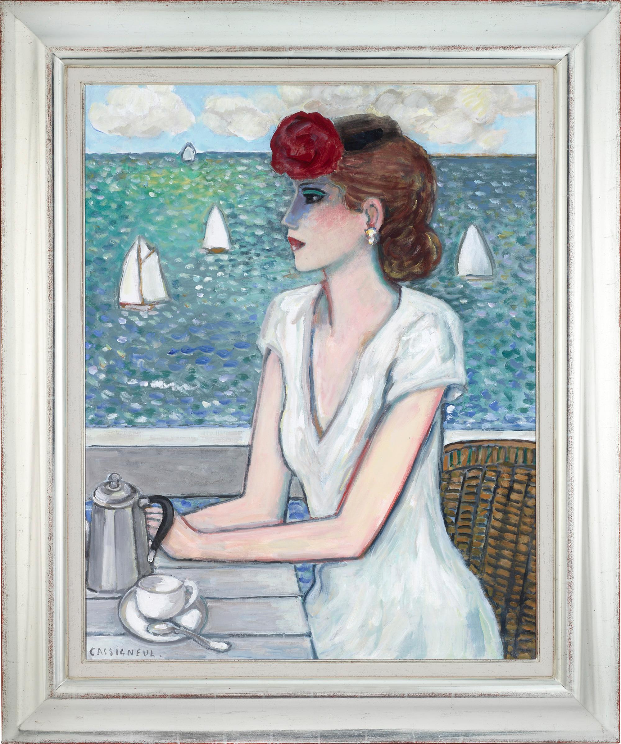 Premier rendezvous (First Date) - Painting by Jean-Pierre Cassigneul
