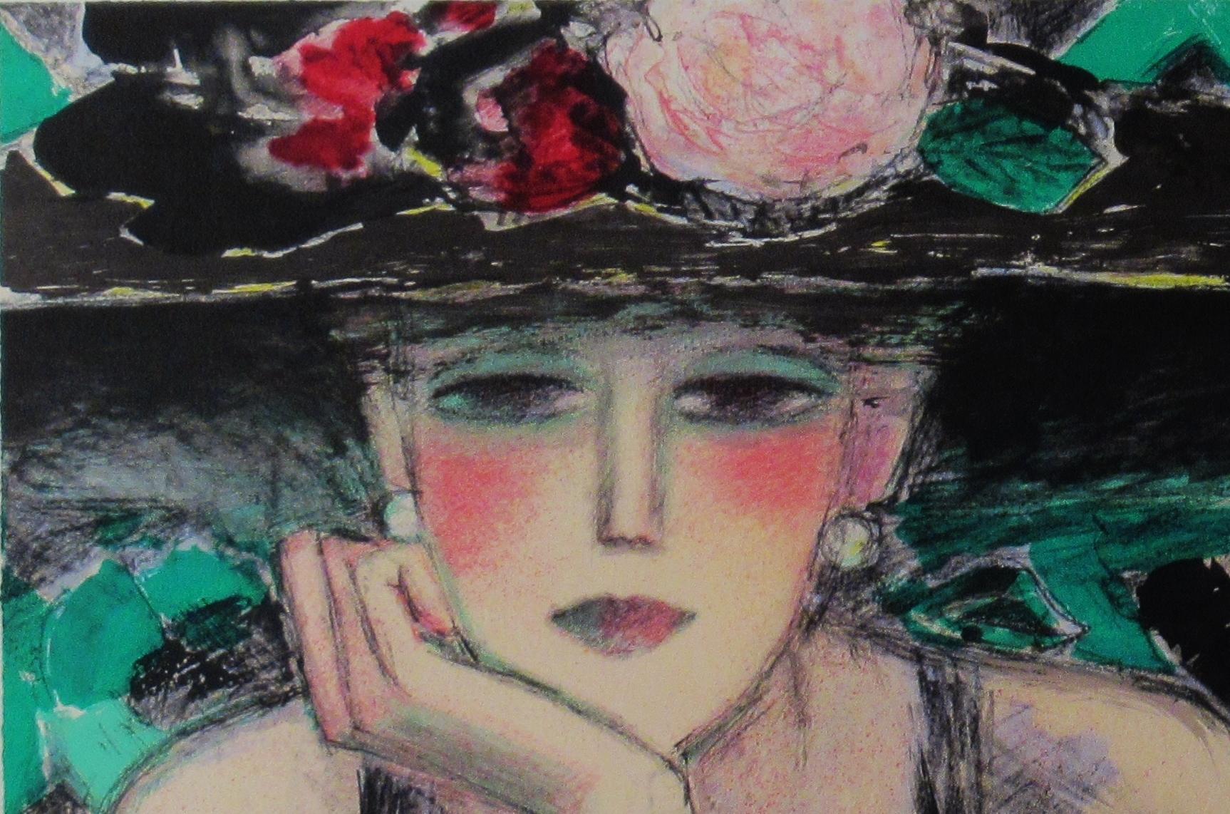 Lise - Post-Impressionist Print by Jean-Pierre Cassigneul