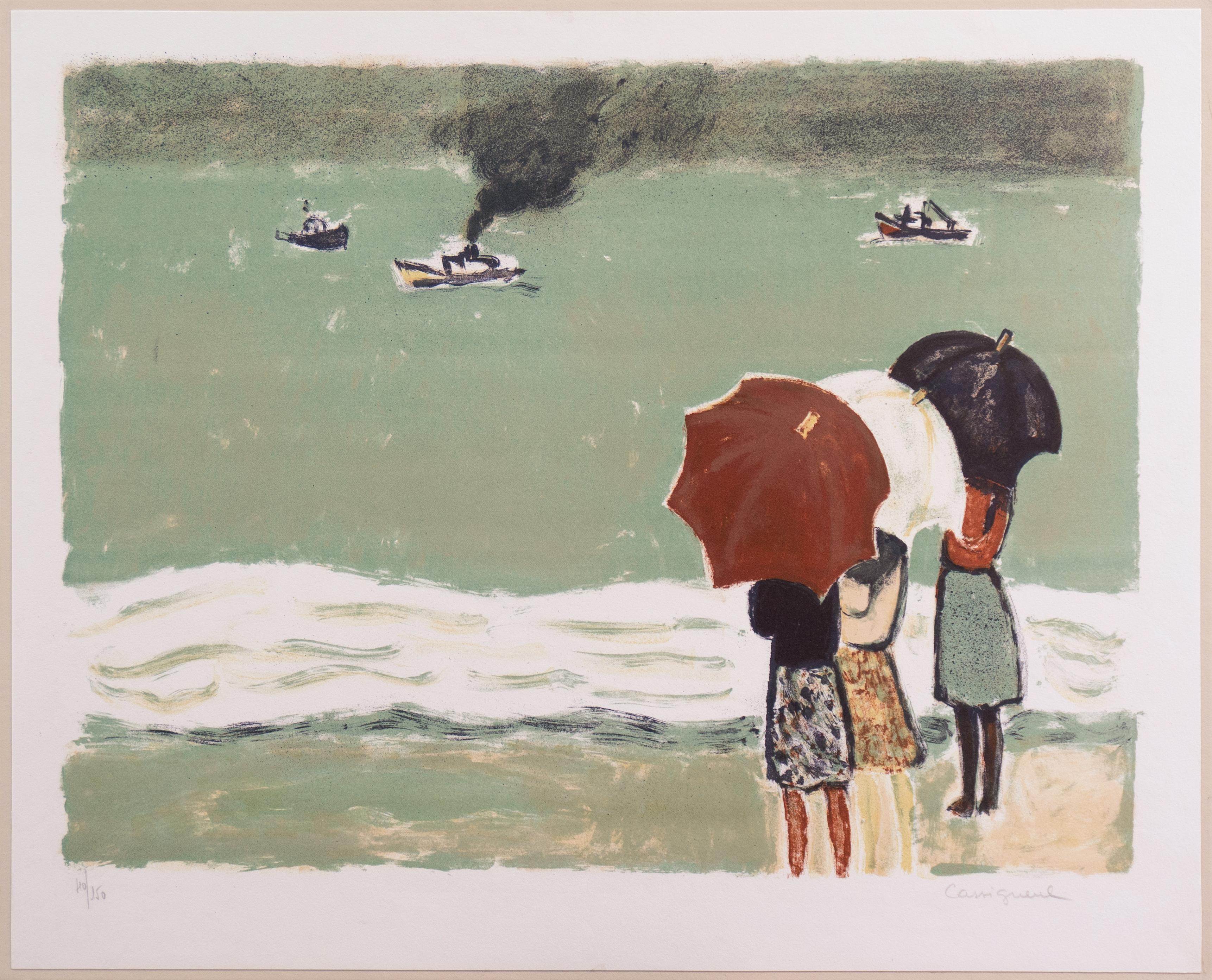 'View of Honfleur', Salon d’Automne, l’École Nationale Supérieure des Beaux-Arts For Sale 4