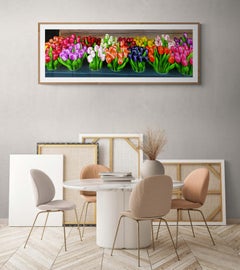 Amsterdam Flowers Market - 2016  -  Contemporary  Panoramic Color Photography