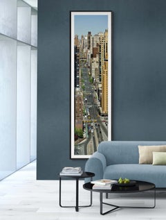 Batman's view of the 1st Avenue of New York City  -  Panoramic Color Photography