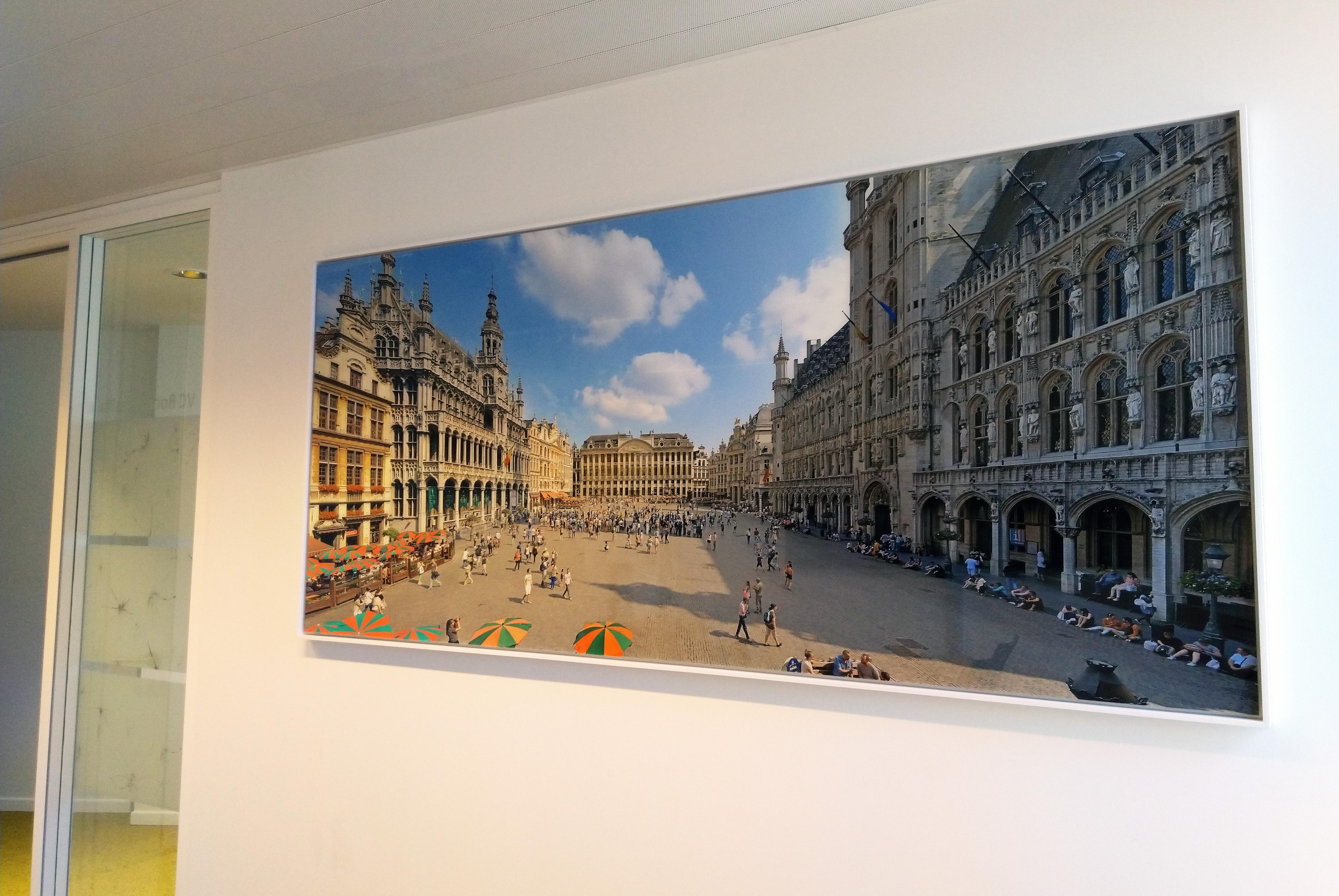 Brussels Grand'Place - Summer 2013 - Contemporary Panoramic Color Photography For Sale 2