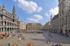 Brussels Grand'Place - Summer 2013 - Contemporary Panoramic Color Photography