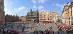 Brüssel Grand'Place - Sommer 2013 - Zeitgenössische Panoramafotografie in Farbe