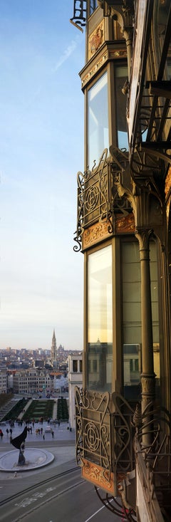 Skyline de Bruxelles provenant d'un musée de musique - Photographie Panoramie contemporaine couleur