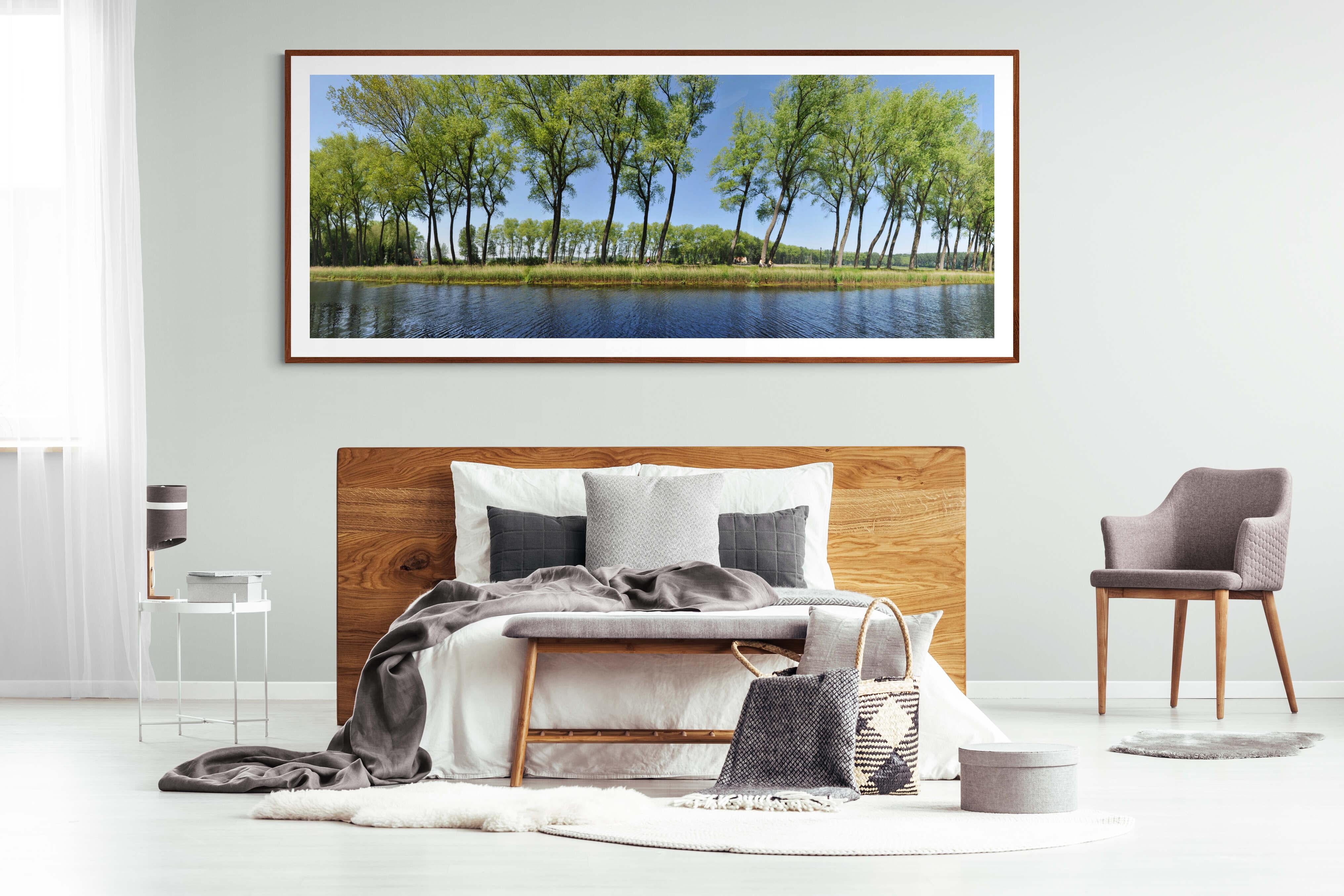 Canal of Damme (Bruges-Belgium) 2013 - Contemporary Panoramic Color Photography For Sale 1