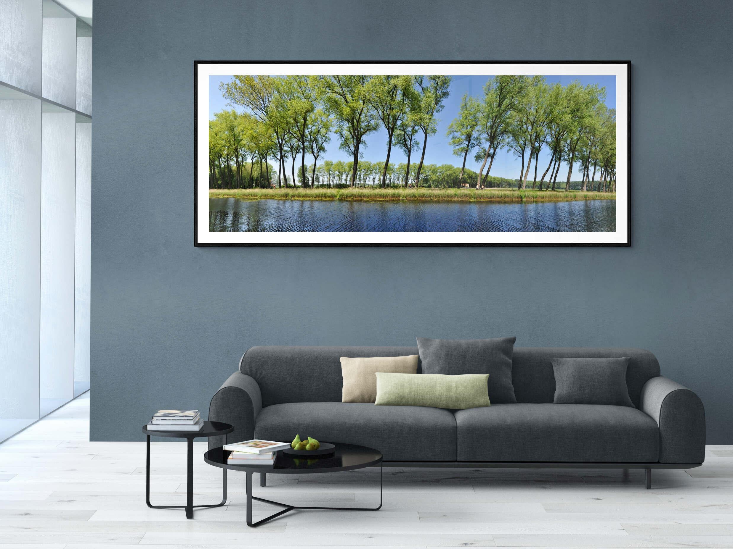 Canal of Damme (Bruges-Belgium) 2013 - Contemporary Panoramic Color Photography For Sale 2