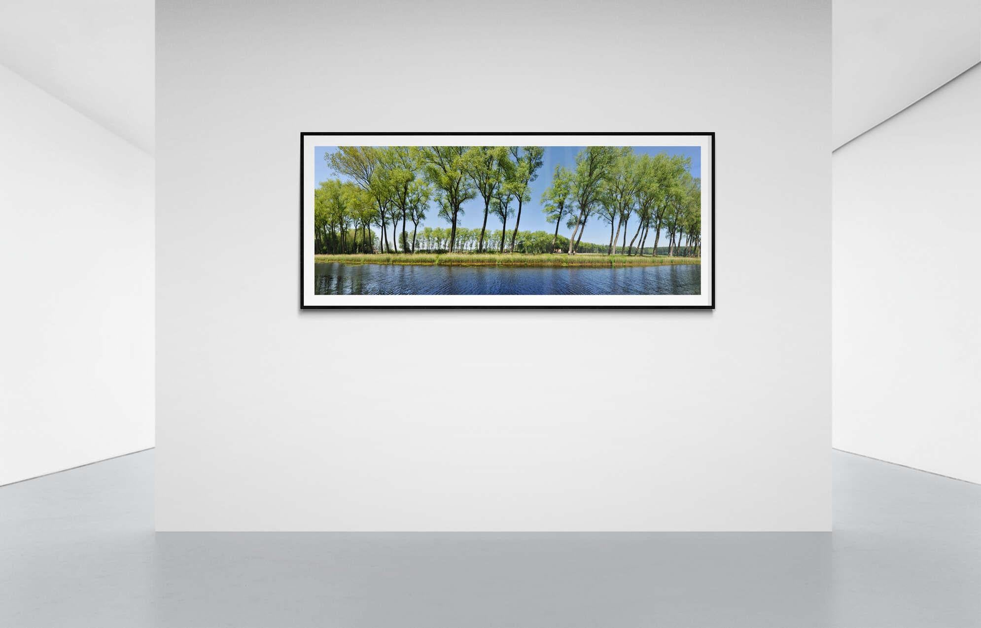 Canal of Damme (Bruges-Belgium) 2013 - Contemporary Panoramic Color Photography For Sale 3