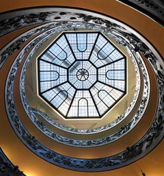 Salida del museo del Vaticano - Fotografía panorámica contemporánea en color