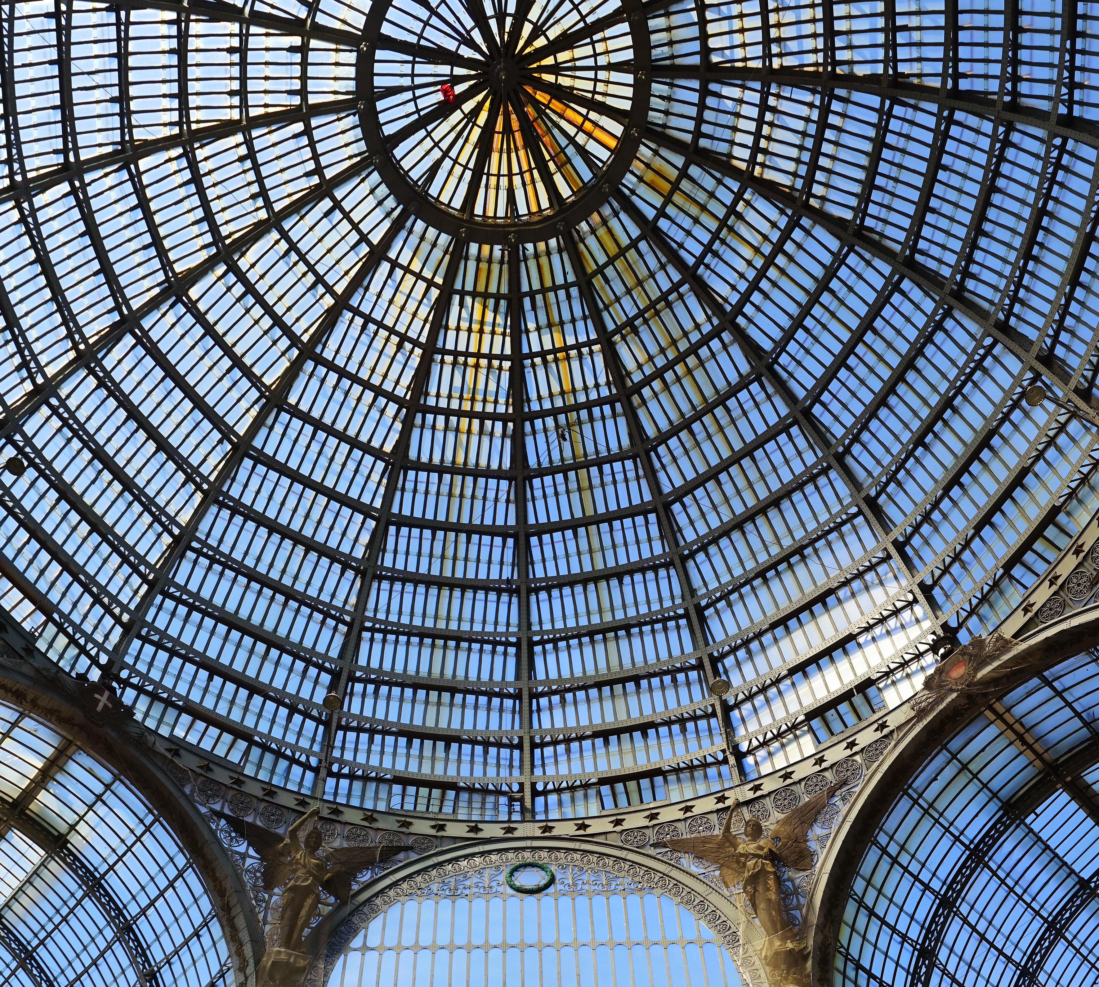 Galleria Umberto 1er of Napoly - Italie - Photographie couleur Panoramic contemporaine